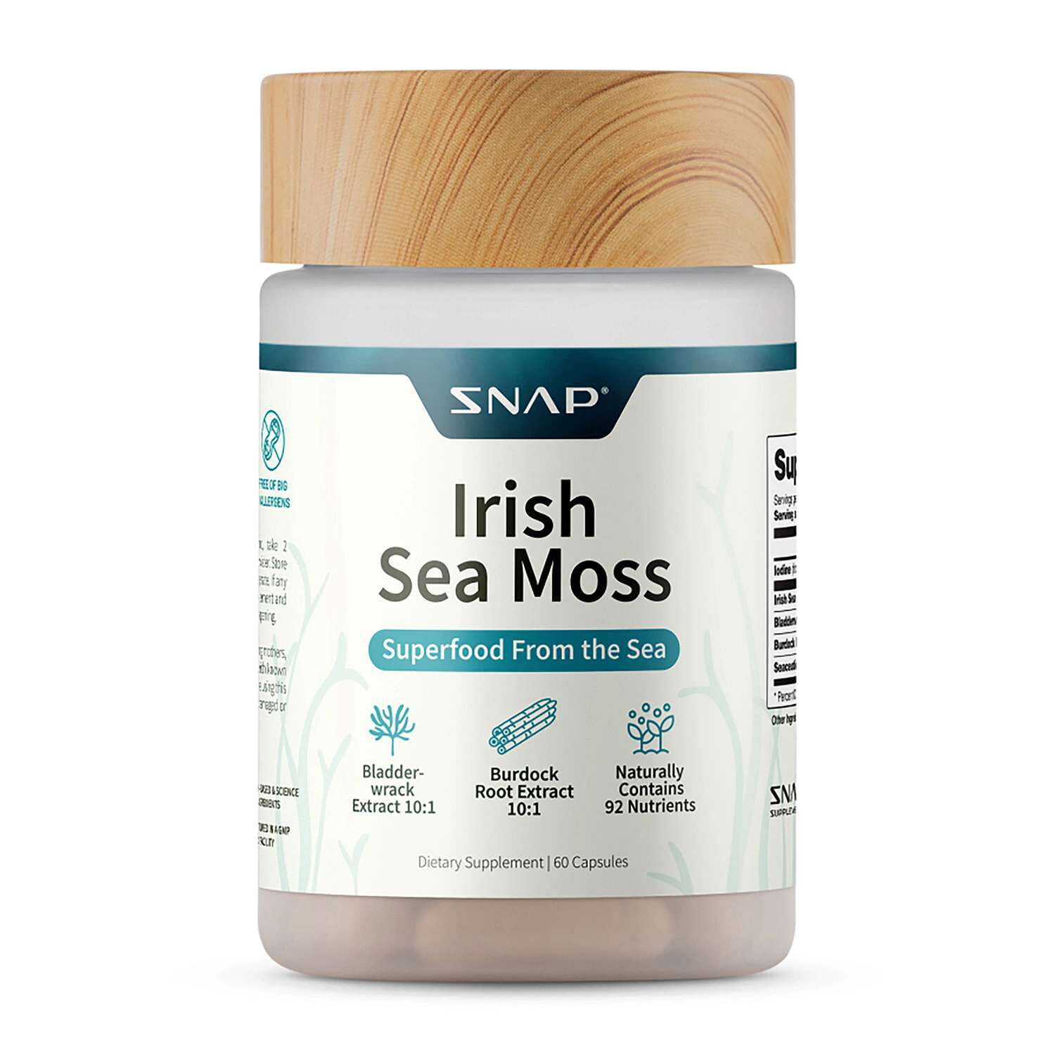 Irish Sea Moss - 60 Capsules (30 Servings)  | GNC