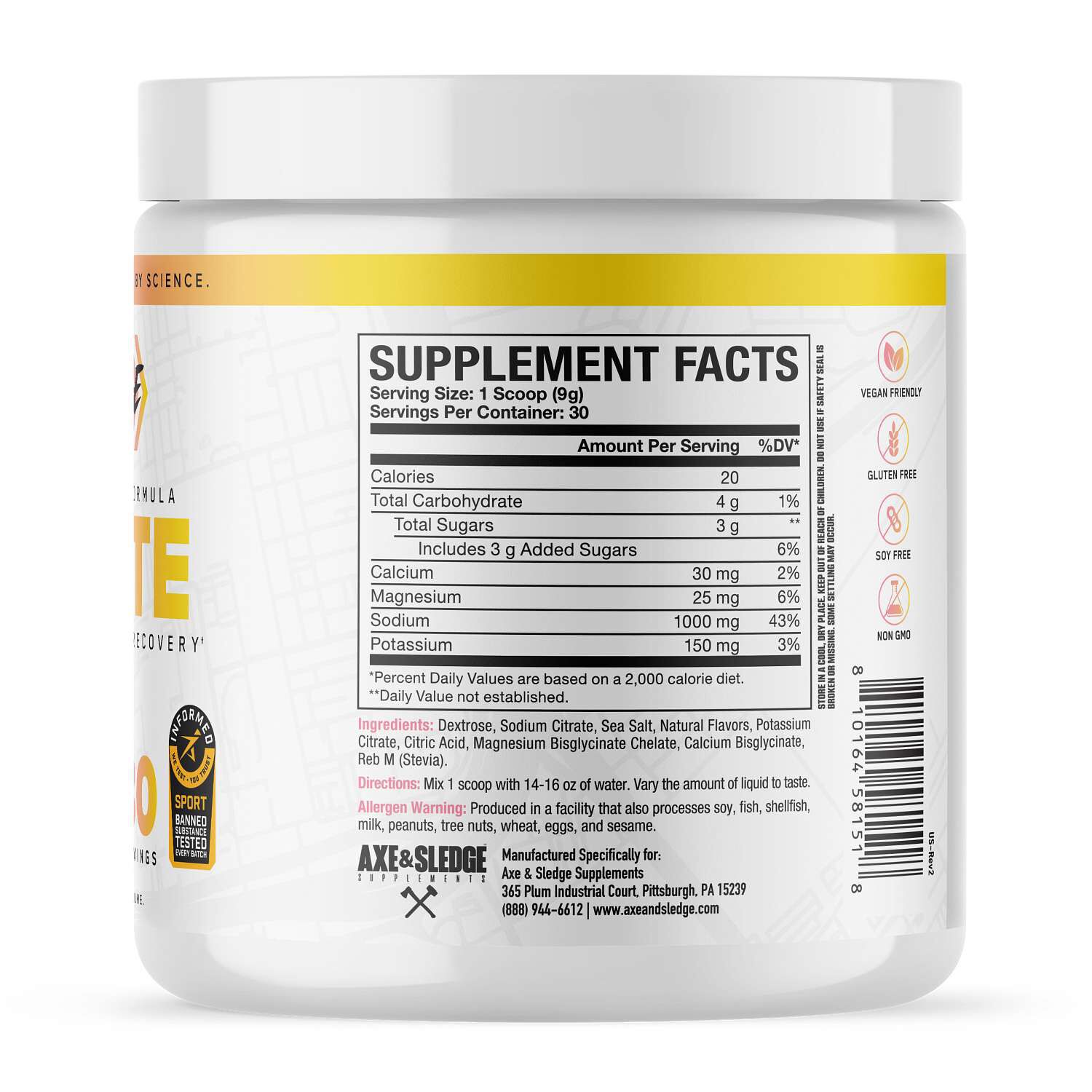 Endurance Hydrate - Watermelon Lemonade (30 Servings) Watermelon Lemonade | GNC