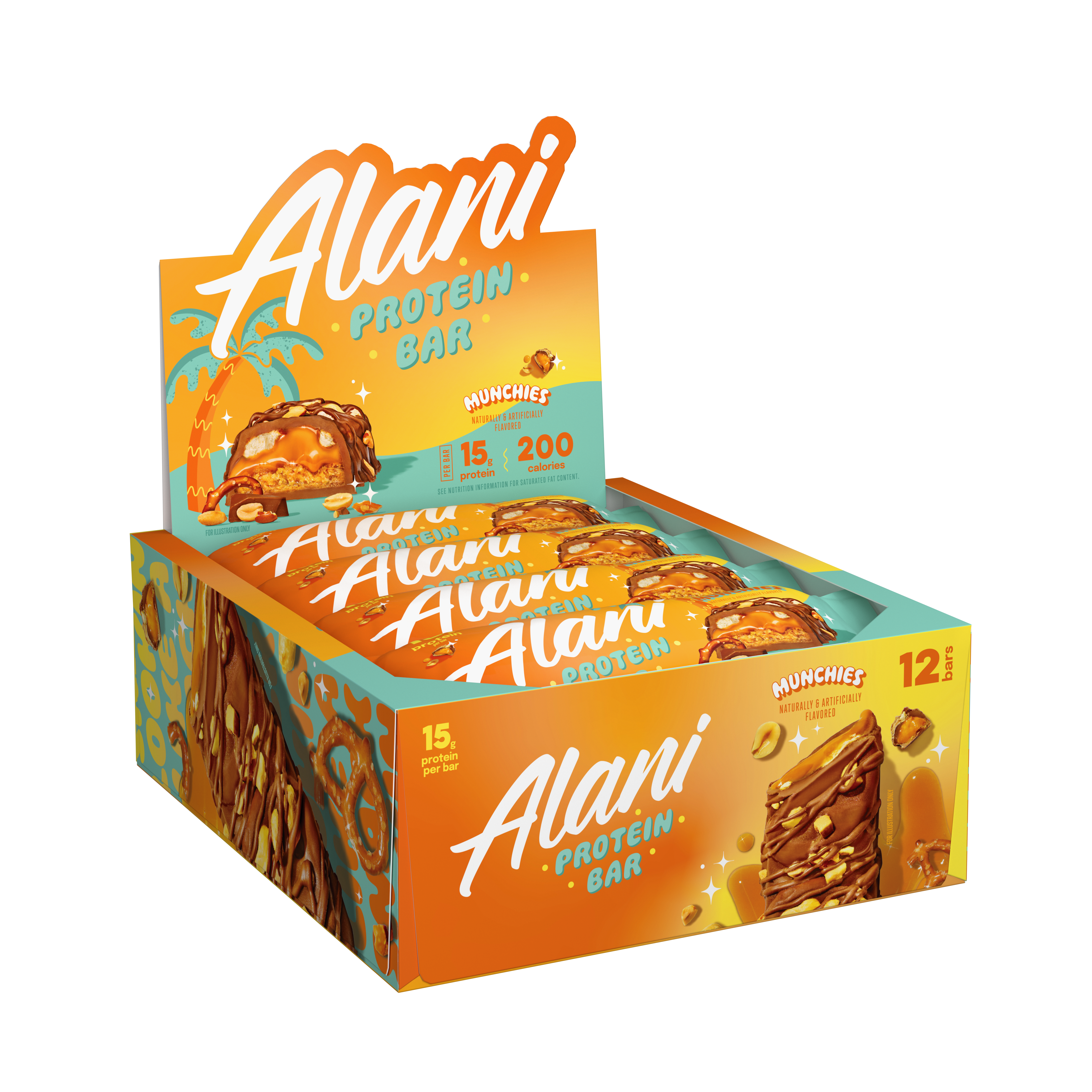 Alani Nu Protein Bar - Munchies (12 Bars)