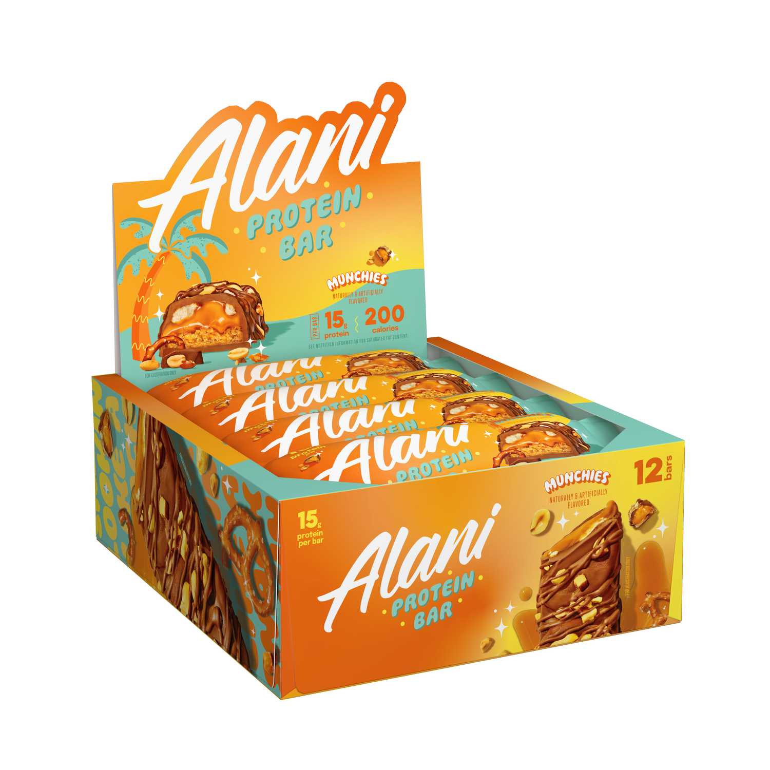 Alani Nu Protein Bar - Munchies (12 Bars)