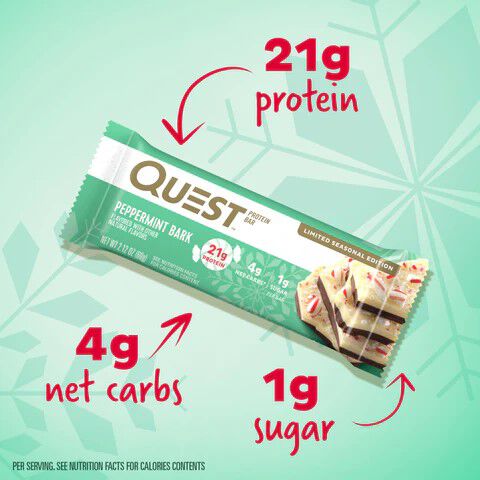 Protein Bar - Peppermint Bark (12 Bars)