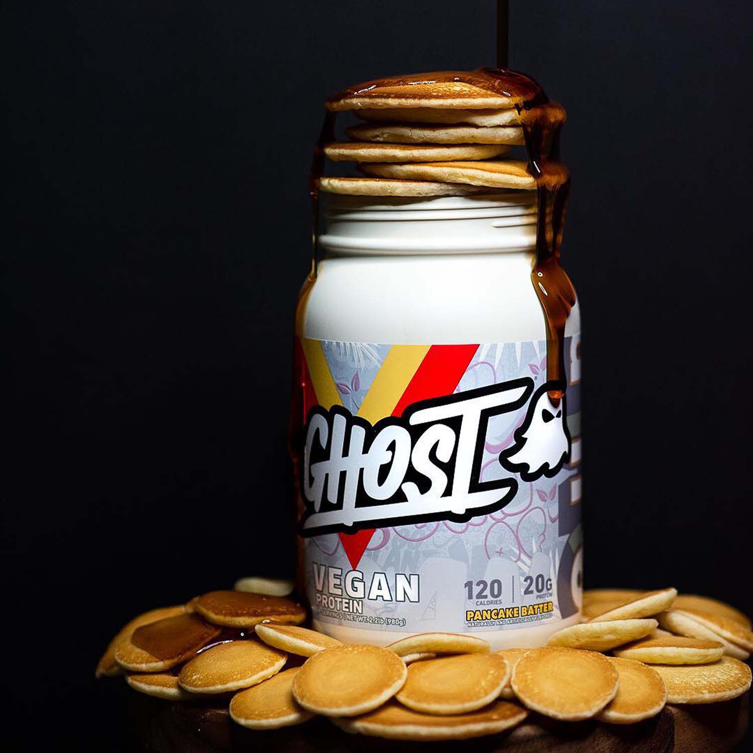Ghost Vegan Protein Powder Pancake Batter Lifestyle
