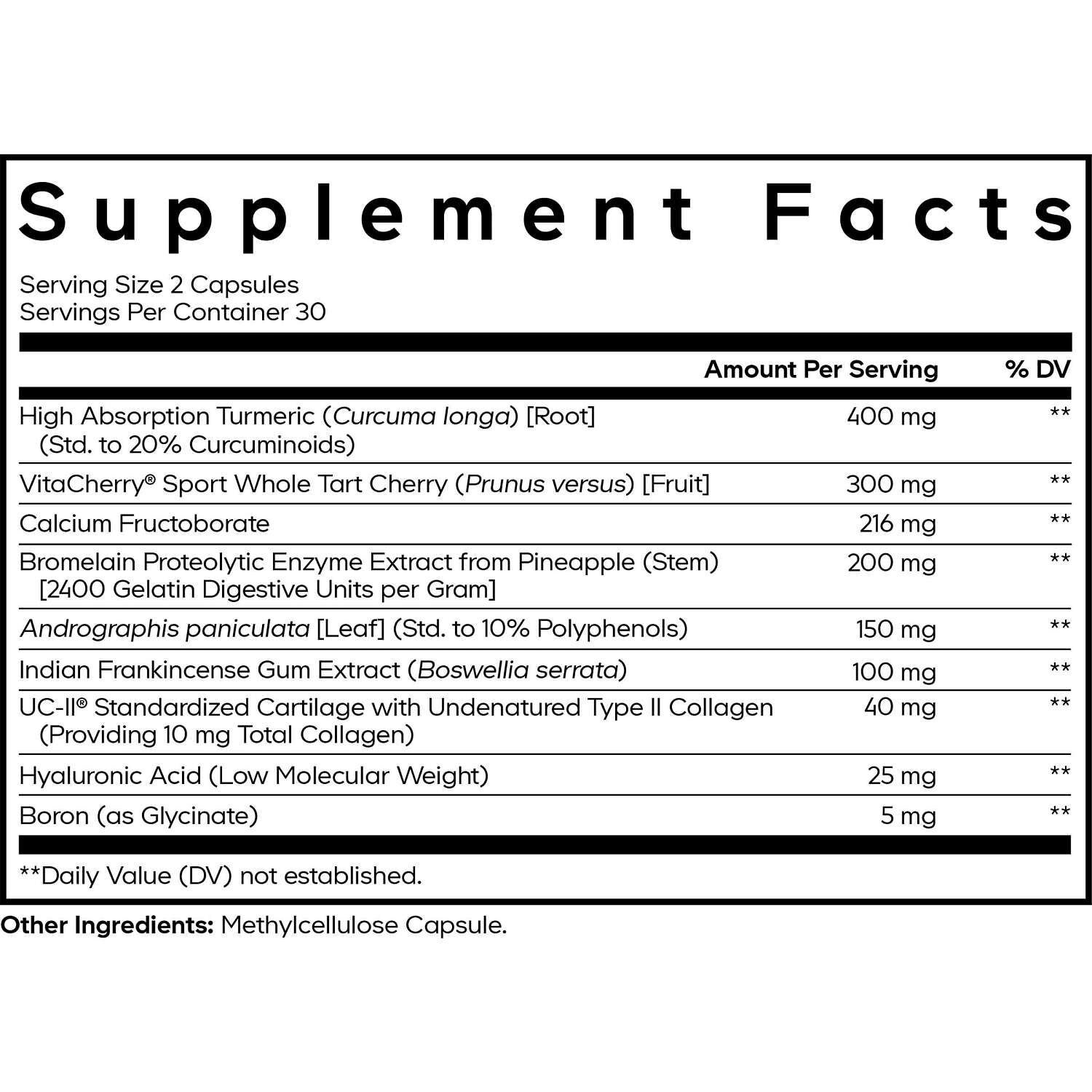 Supreme Joint Health UC-II&reg; Collagen & VitaCherry&reg; - 60 Capsules (30 Servings)  | GNC