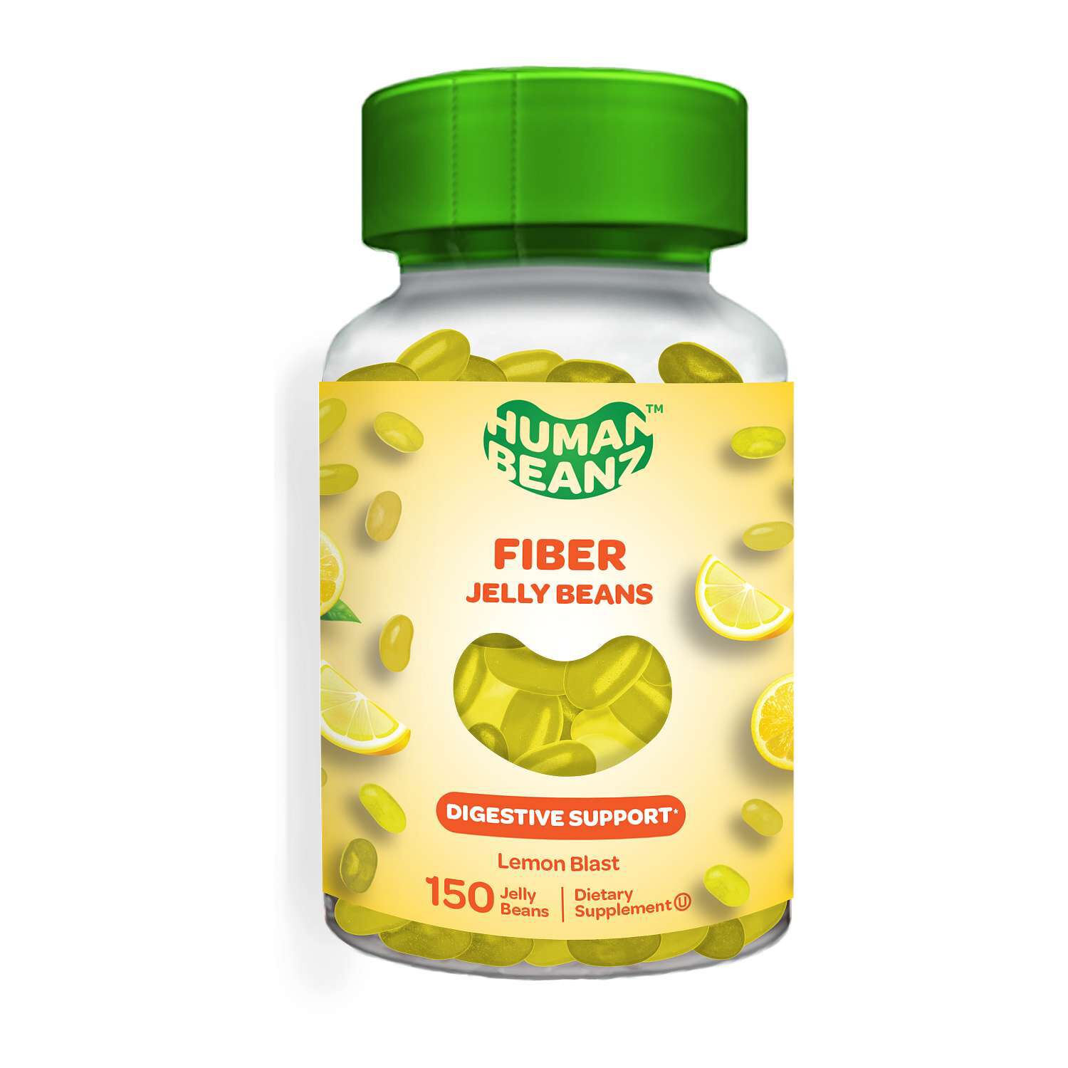 Fiber Jelly Beans - Lemon Blast - 150 Jelly Beans (30 Servings)  | GNC