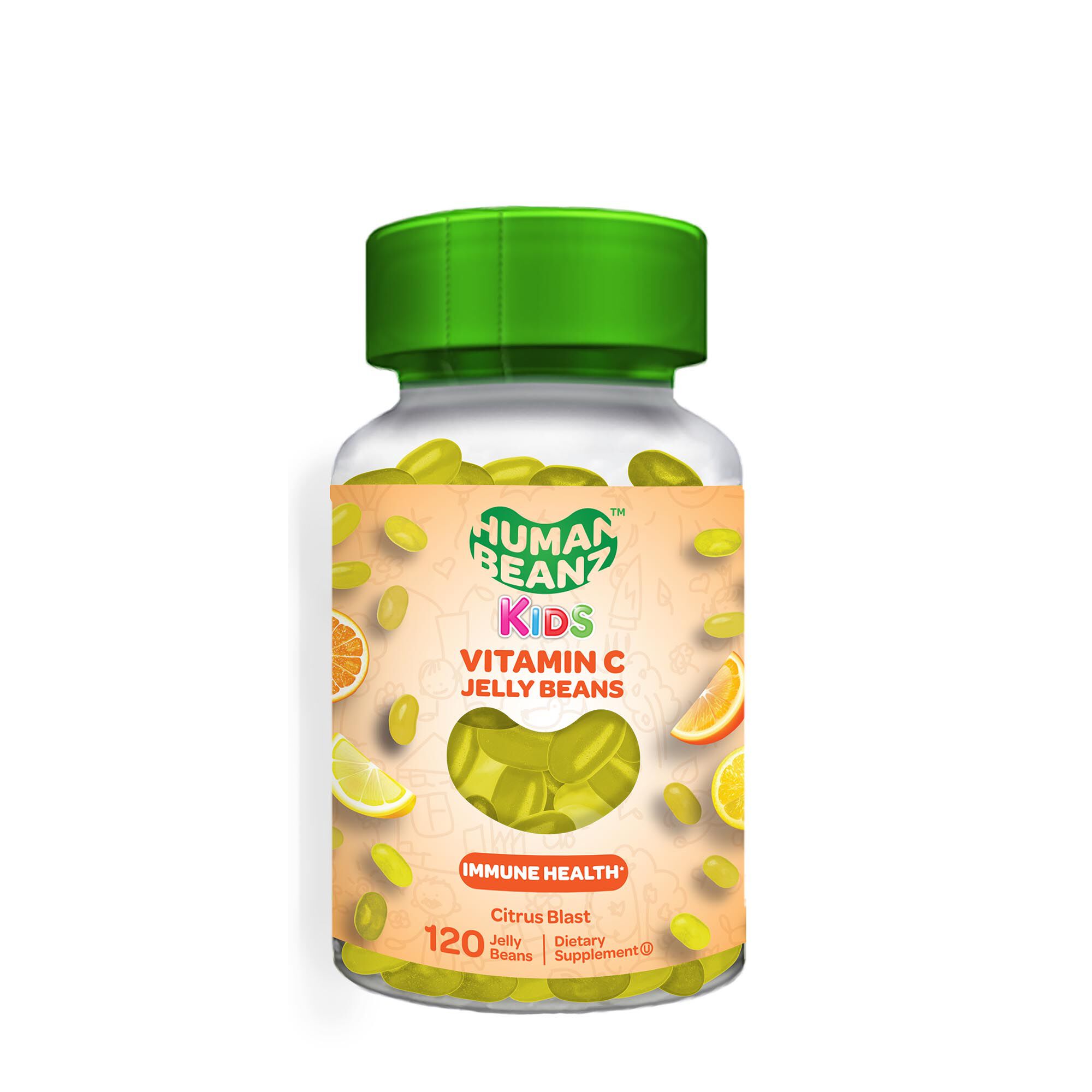 Kids Vitamin C Jelly Beans - Citrus Blast - 120 Jelly Beans (60 Servings)  | GNC