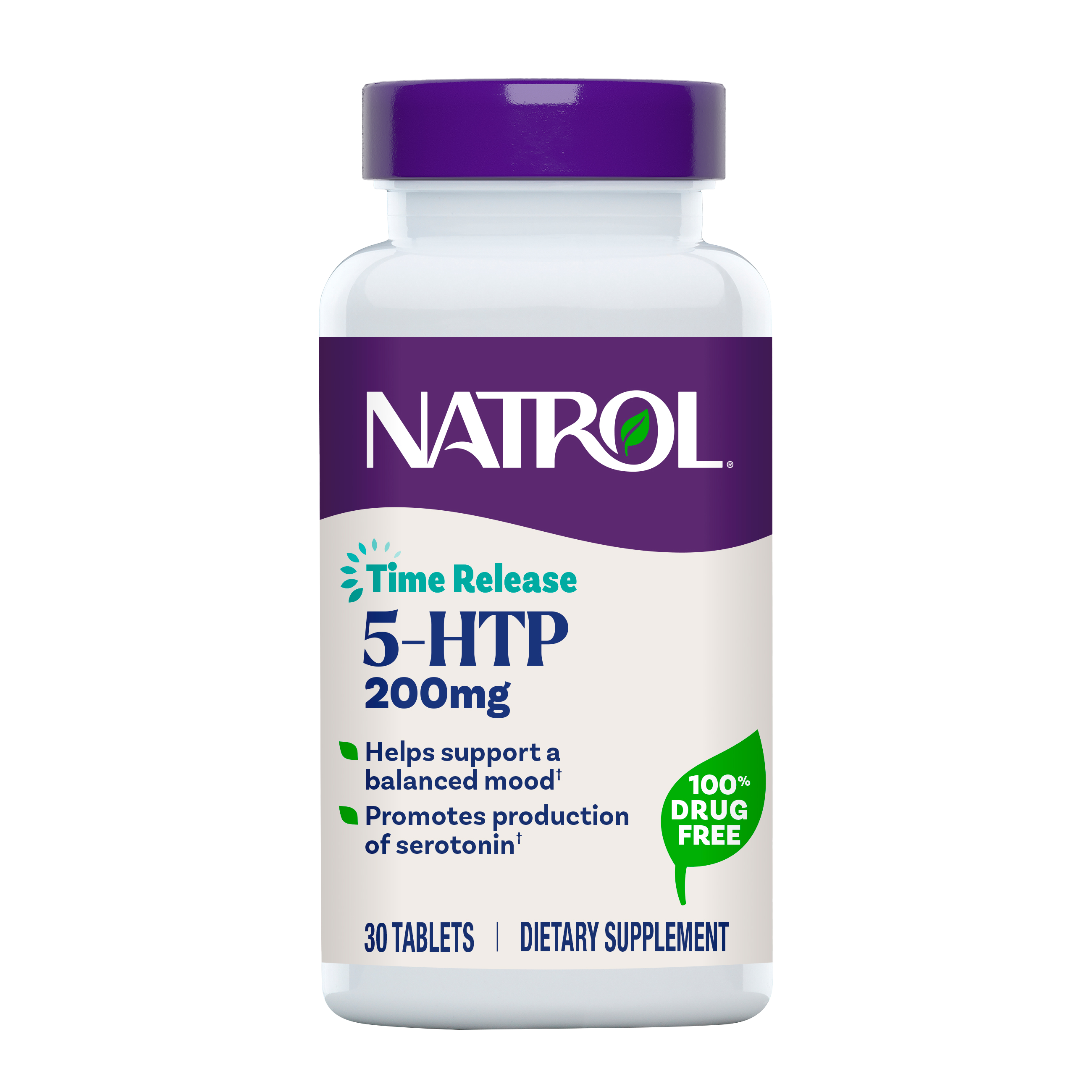 5-HTP 200mg Time Release - 30 Tablets (30 Servings)  | GNC