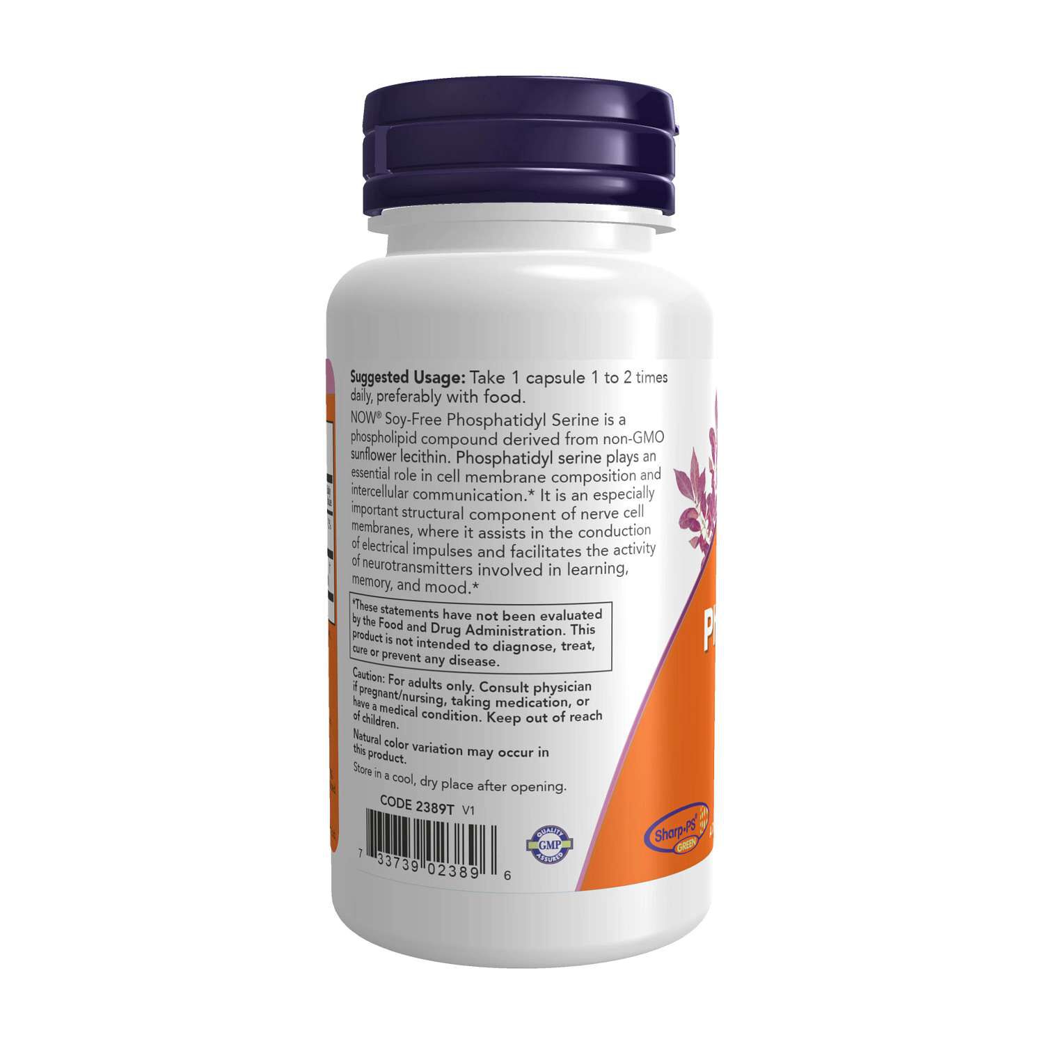 Soy-Free Phosphatidyl Serine 150mg - 60 Capsules (60 Servings)