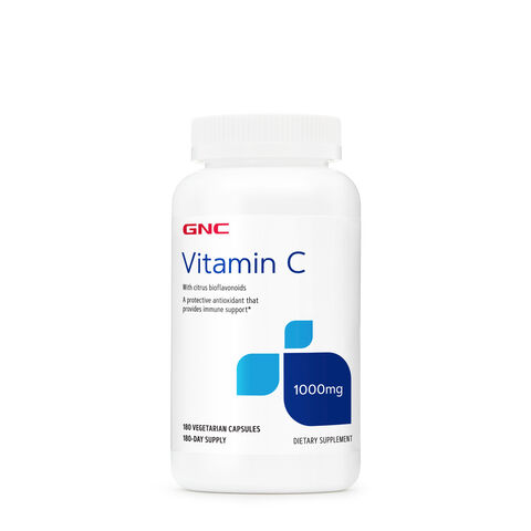 GNC Vitamin C 1000mg Front Bottle