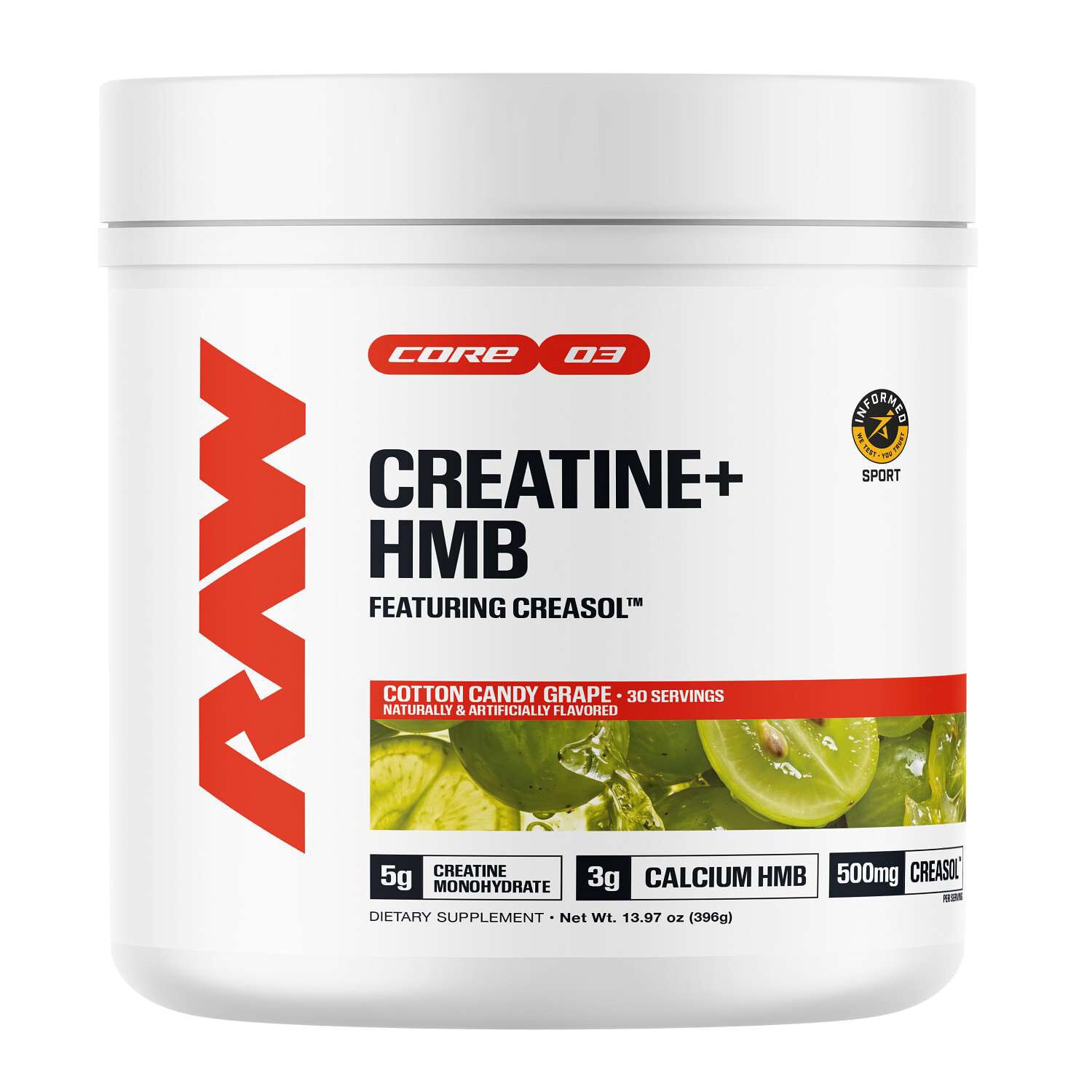Creatine+ HMB - Cotton Candy Grape (30 Servings)  | GNC