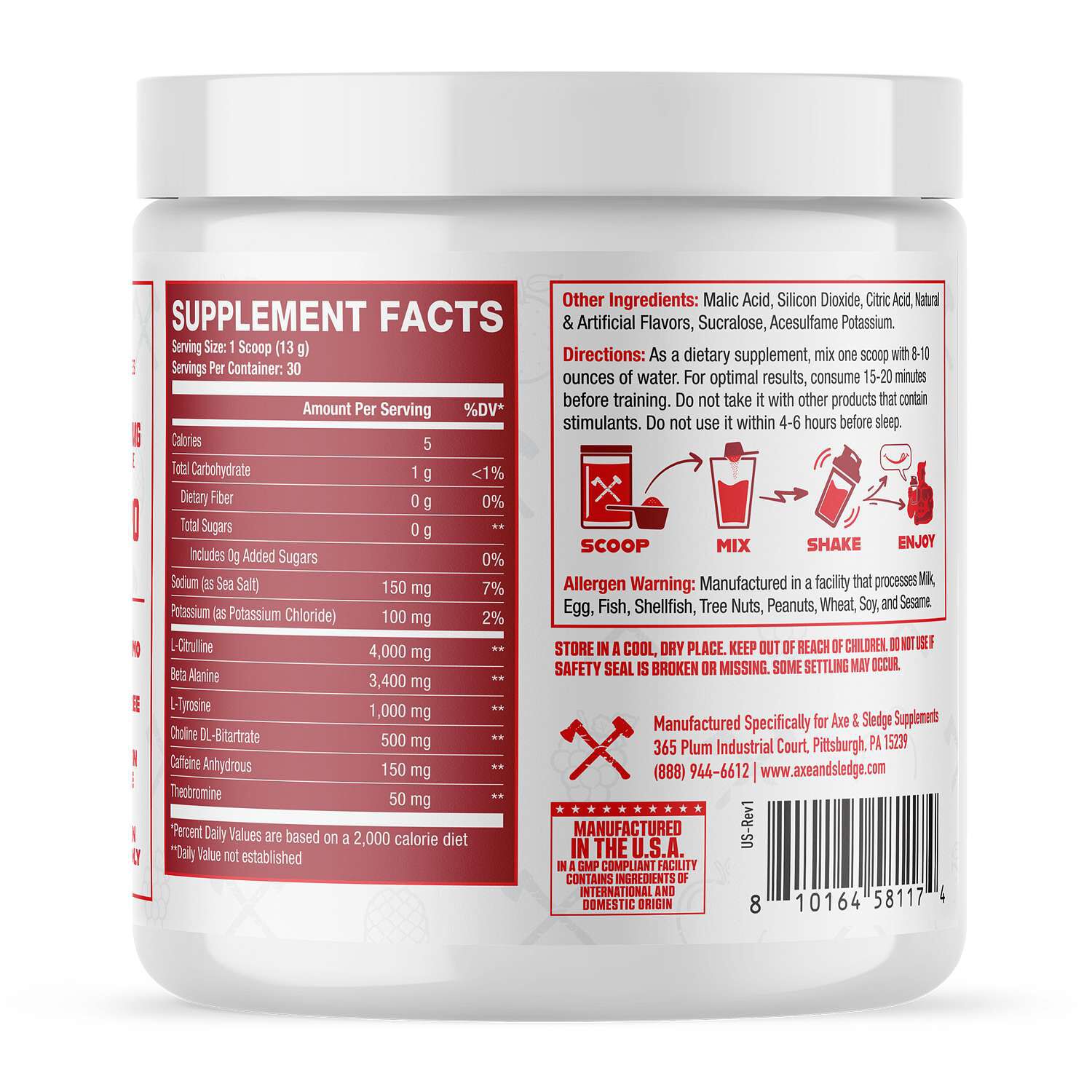 Ignition Switch Daily Pre-Workout - Classic Punch (30 Servings)