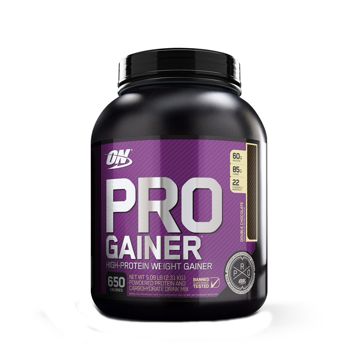 Optimum Nutrition, Pro Gainer Protein Powder, 60 g Protein, Double  Chocolate, 5.09 lb, 14 Servings 
