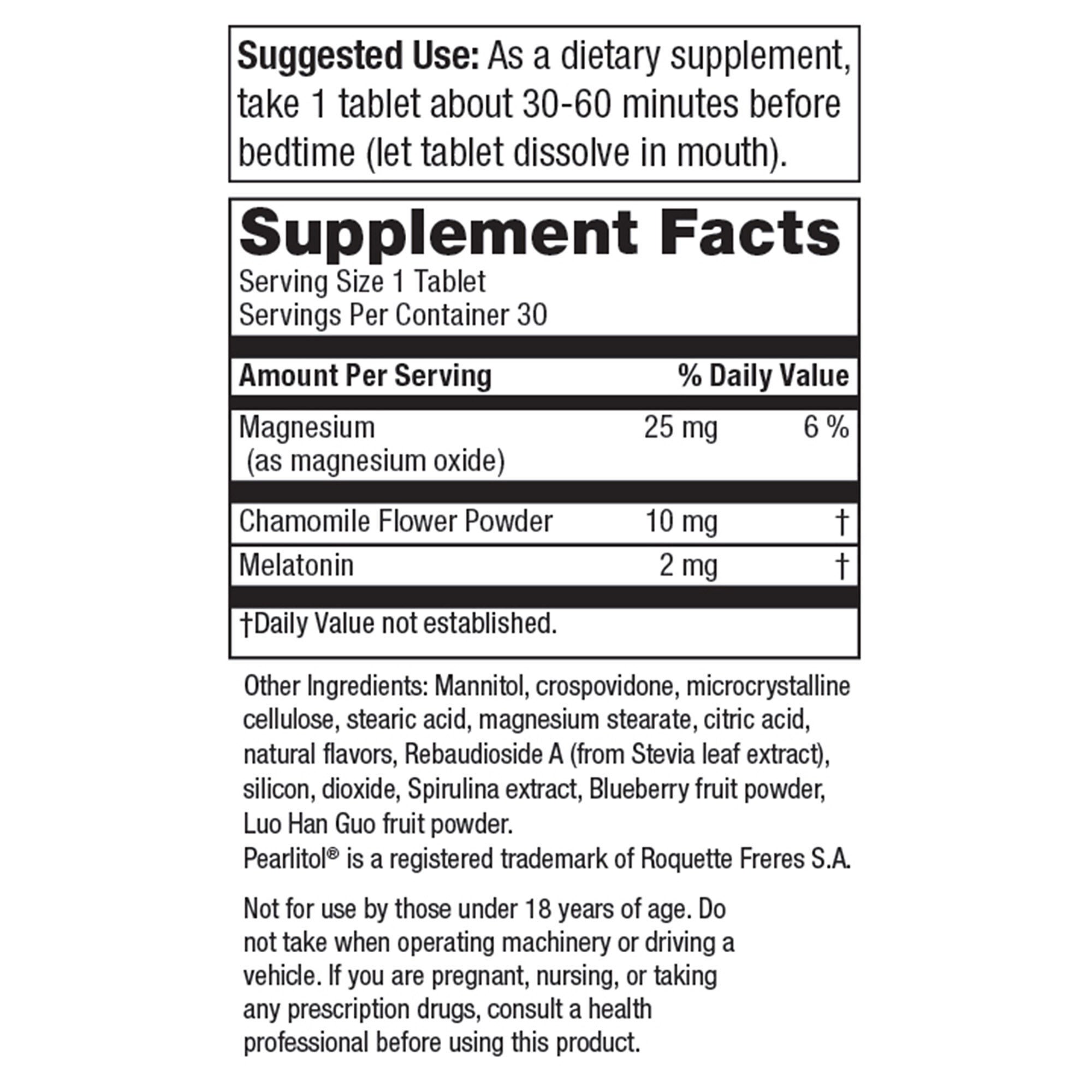SlumberMelt - 30 Tablets (30 Servings)