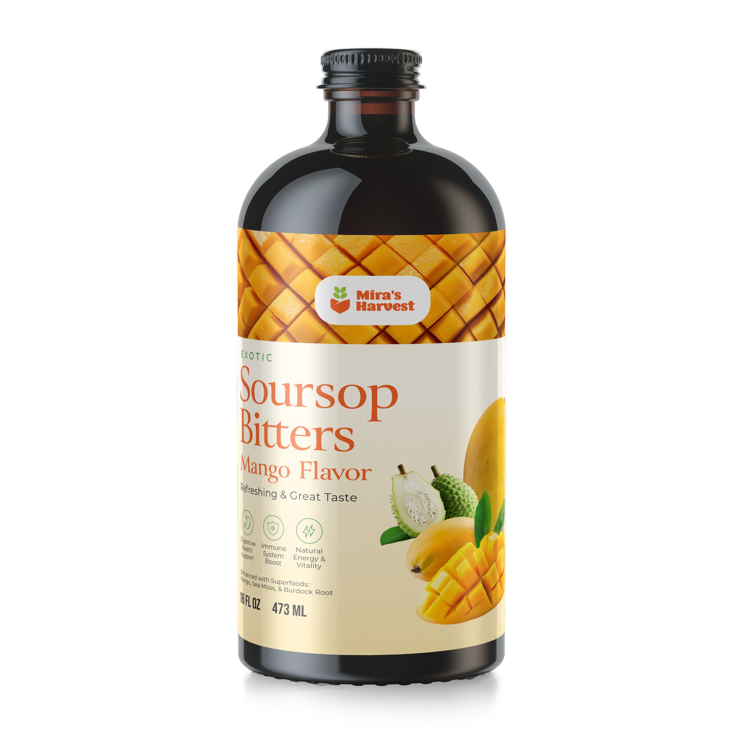 Soursop Bitters - Mango - 16 fl oz (64 Servings)