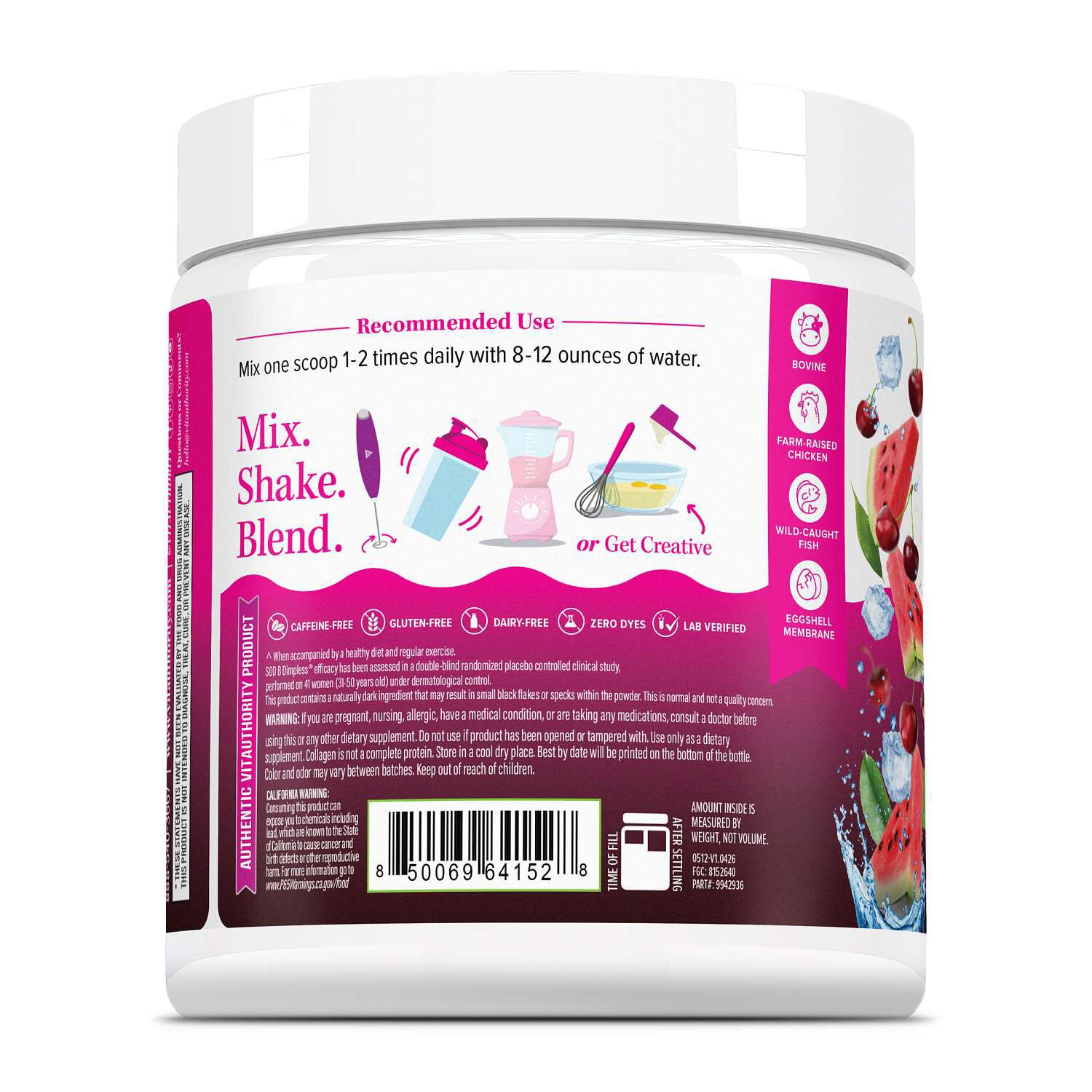 Multi-Collagen Burn - Sour Cherry Melon (20 Servings)  | GNC