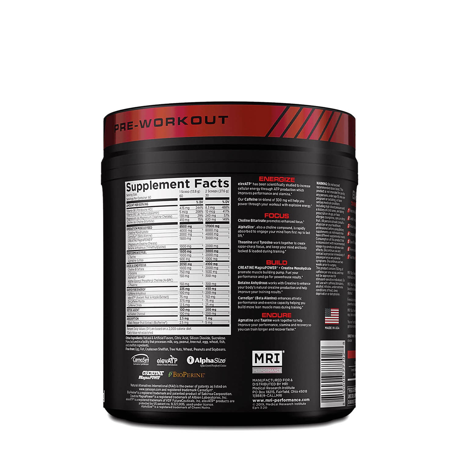 Black Powder Pre-Workout - Cocoberry Boom