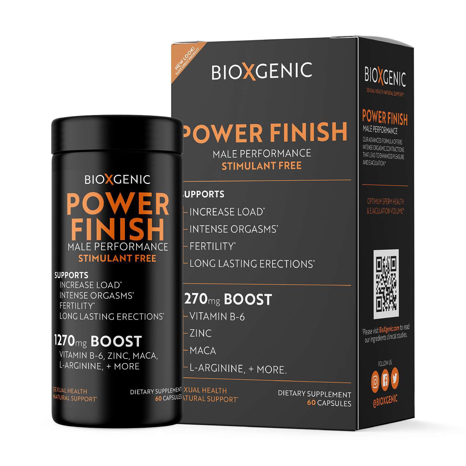 Power Finish Male Performance - 60 Capsules (30 Servings)  | GNC