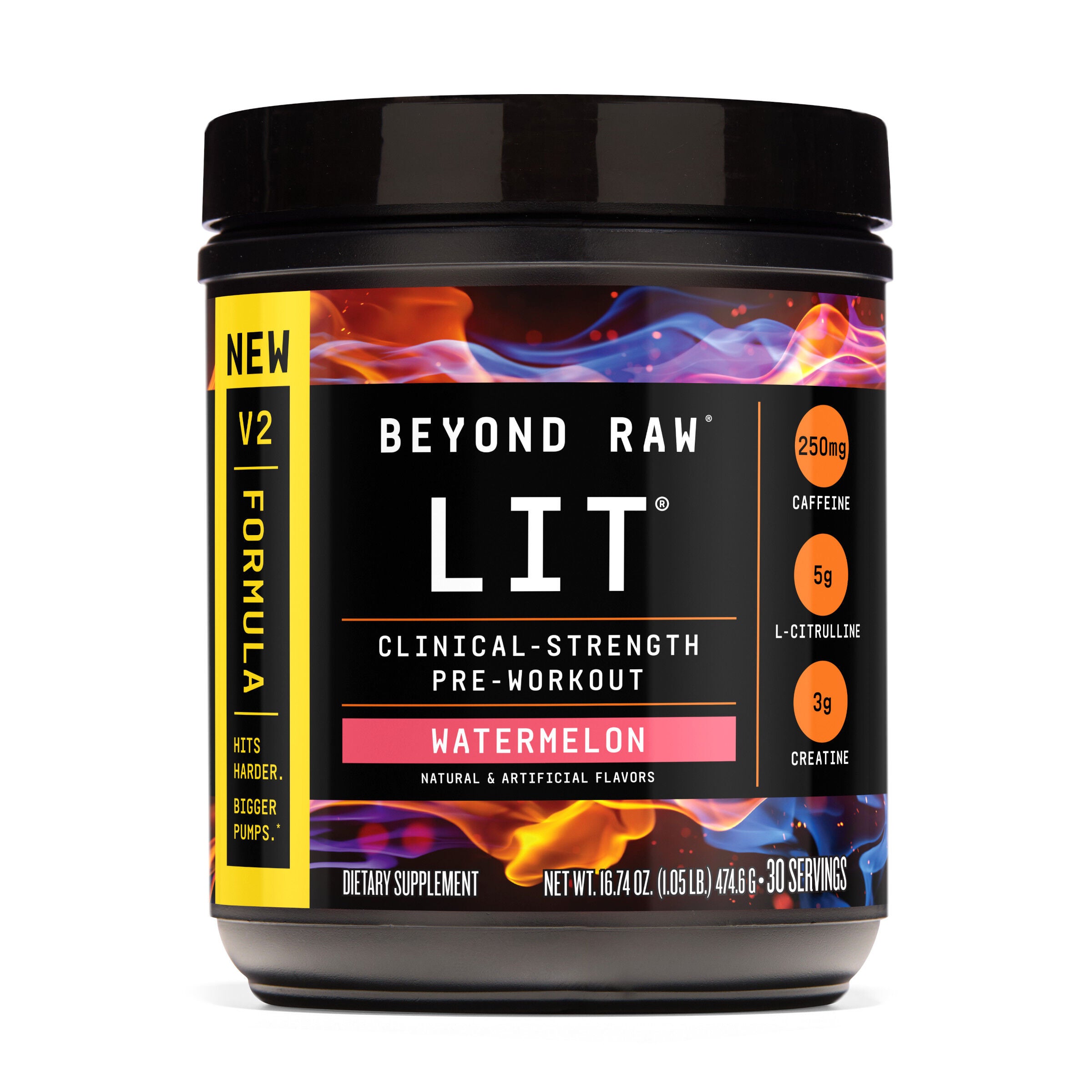 LIT V2 Pre-Workout - Watermelon (30 Servings) Watermelon | GNC