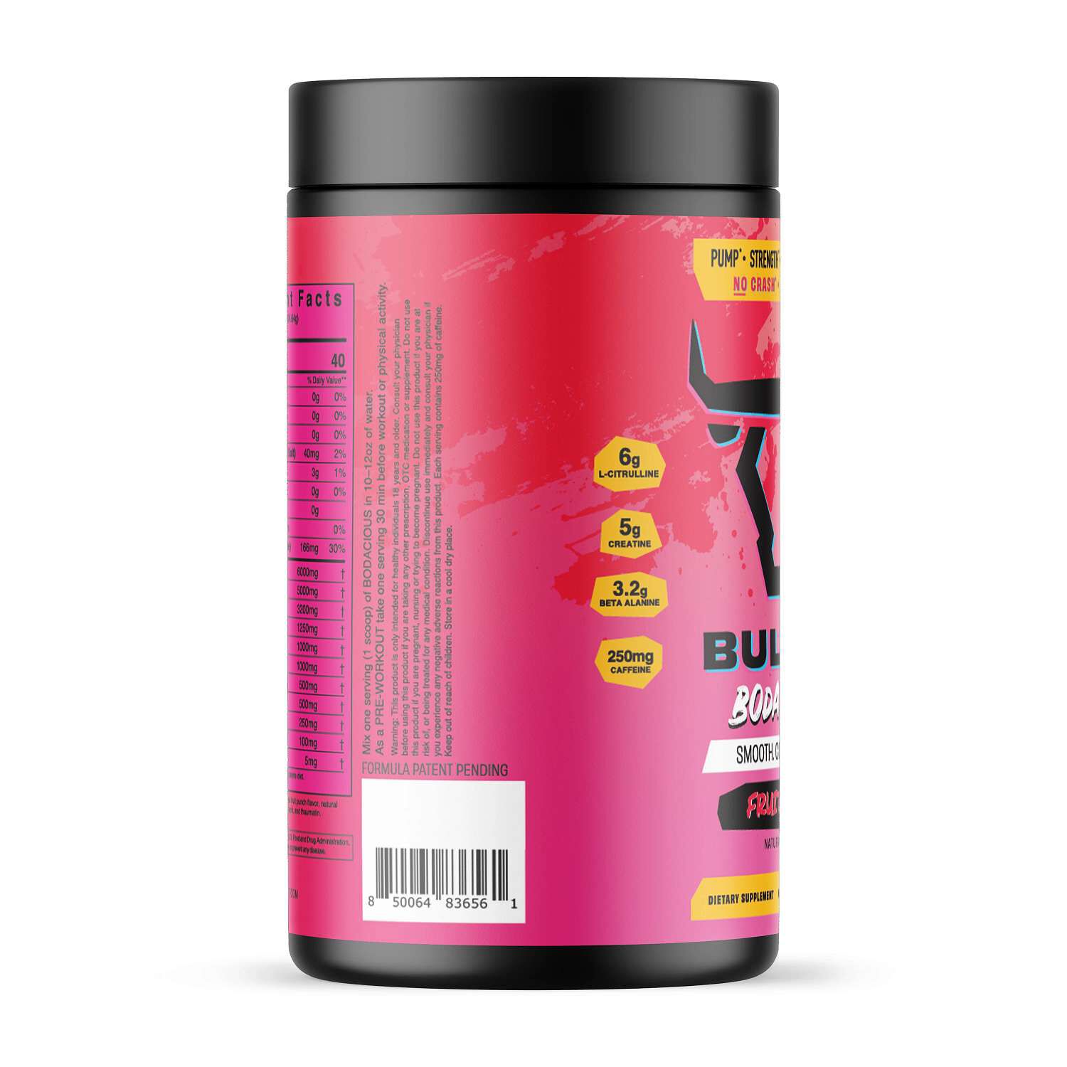 Bodacious Pre-Workout - Fruit Pump (20 Servings)  | GNC