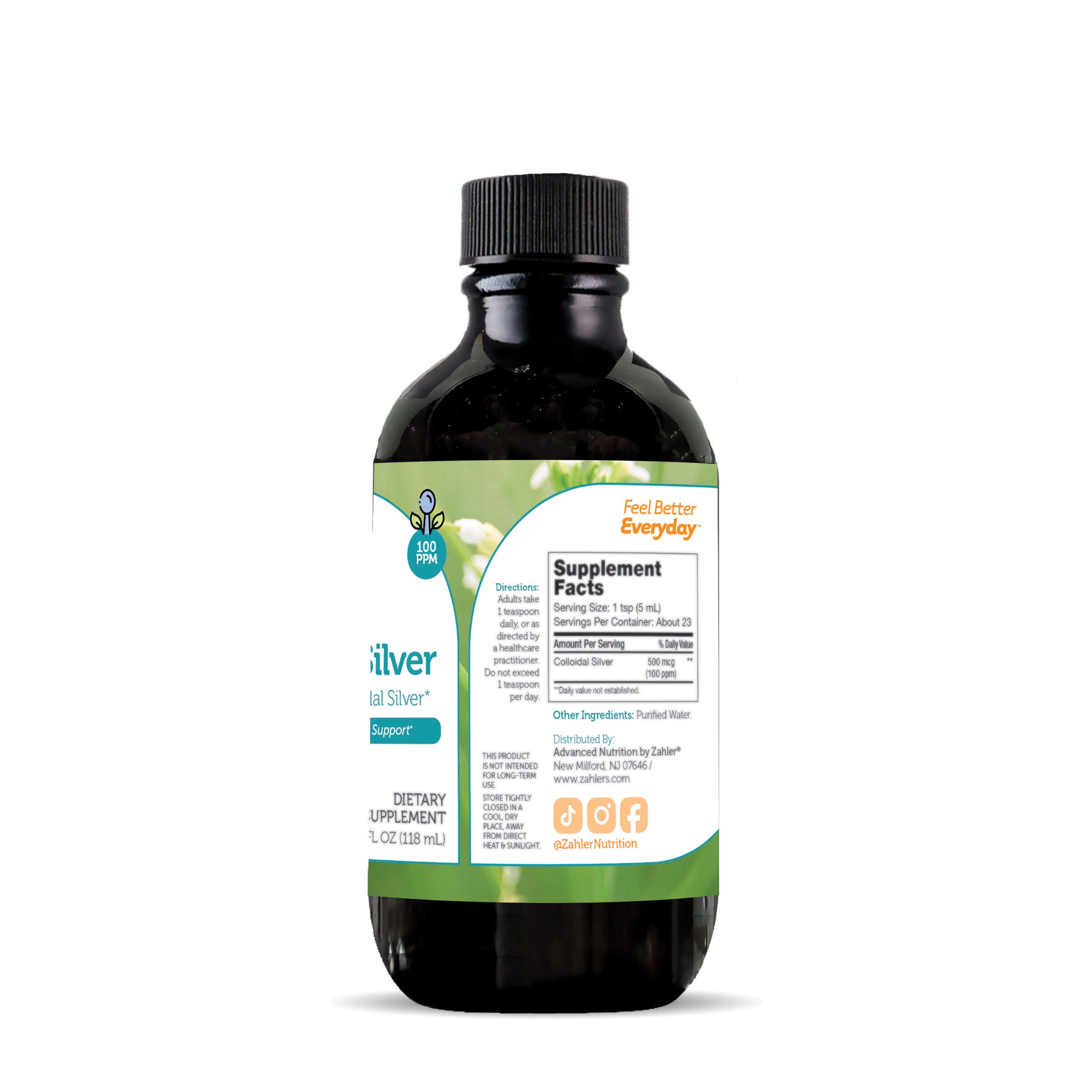 Liquid Colloidal Silver - 4 fl oz (23 Servings)  | GNC