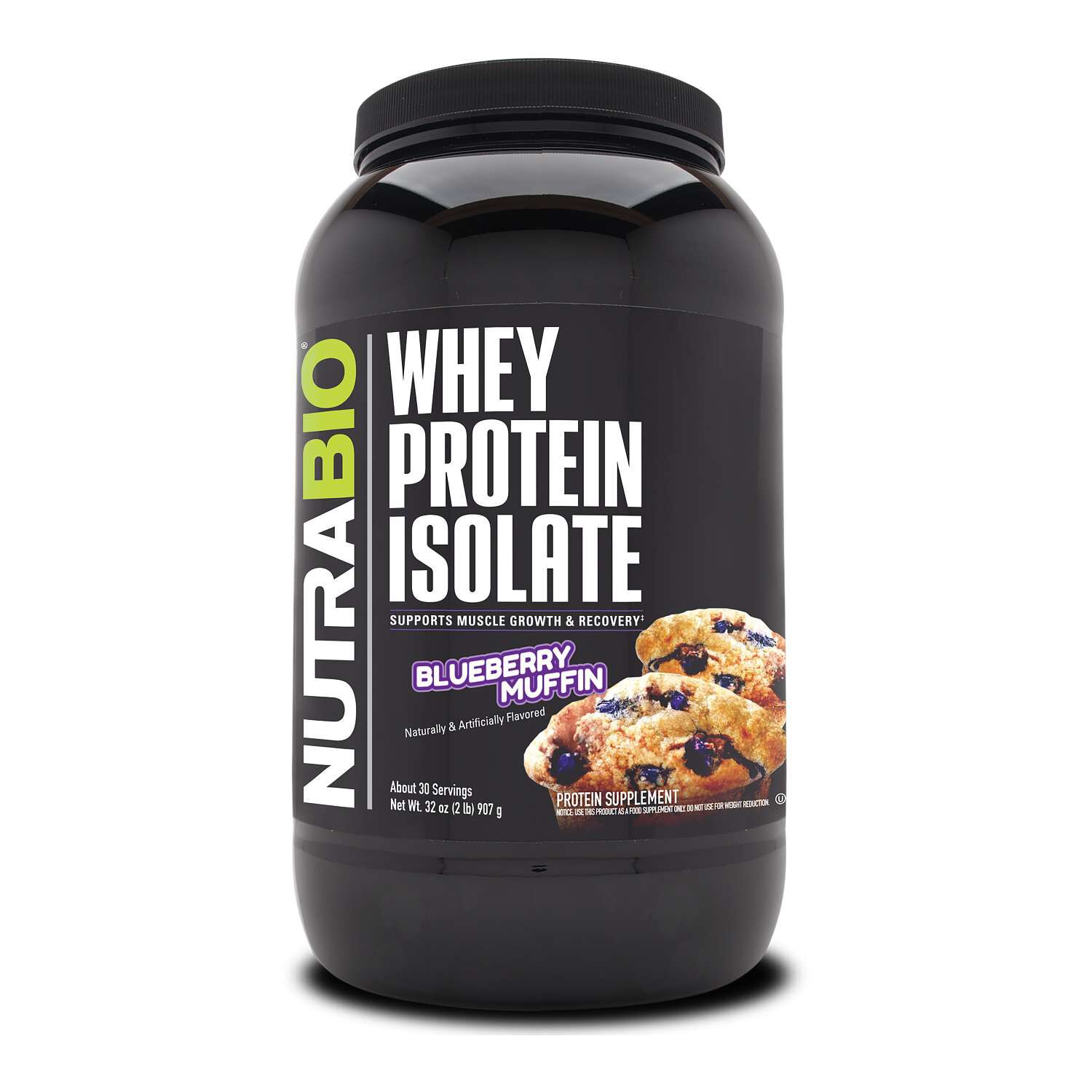Whey Protein Isolate - Blueberry Muffin (30 Servings)