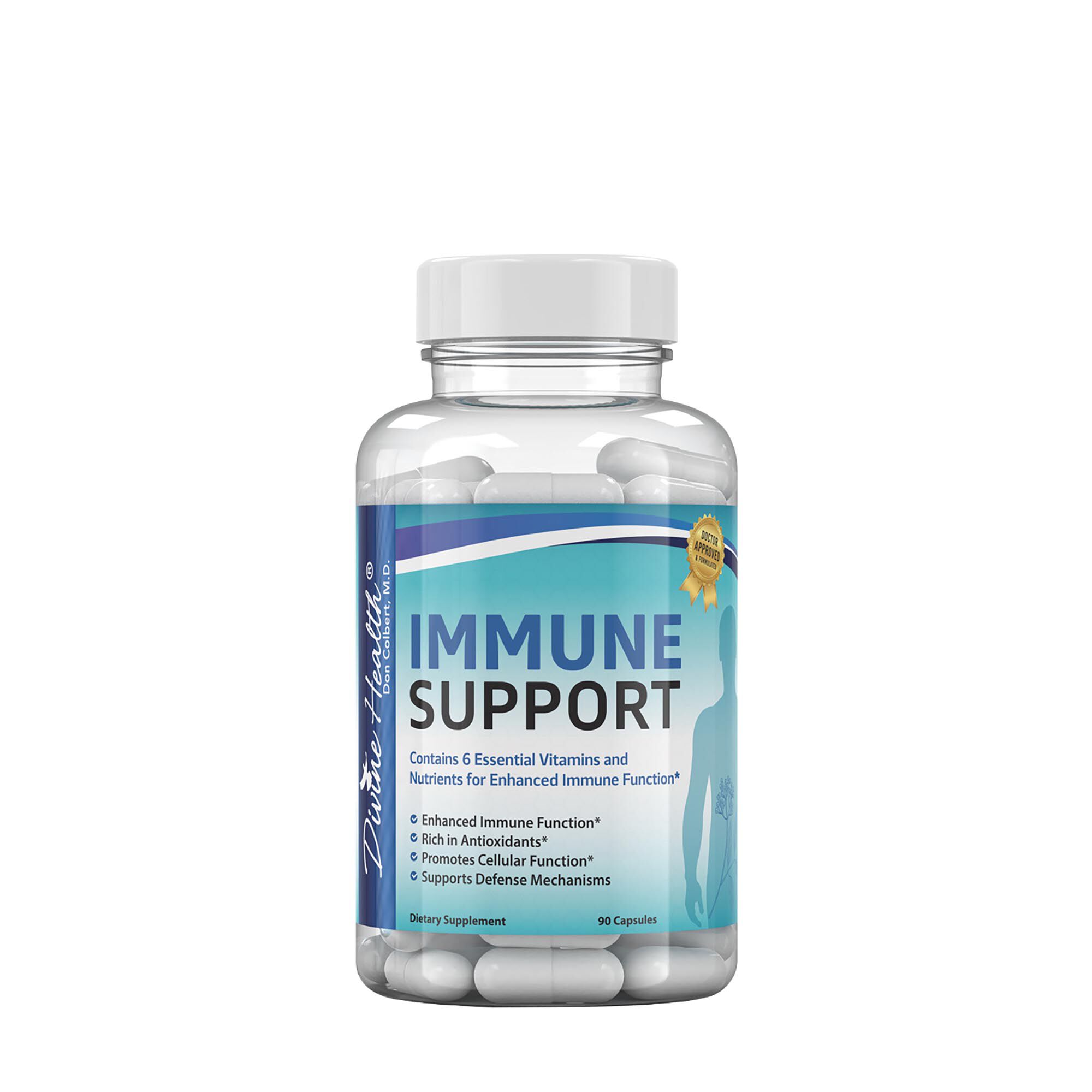 Divine Health Immune Support 90 Capsules GNC