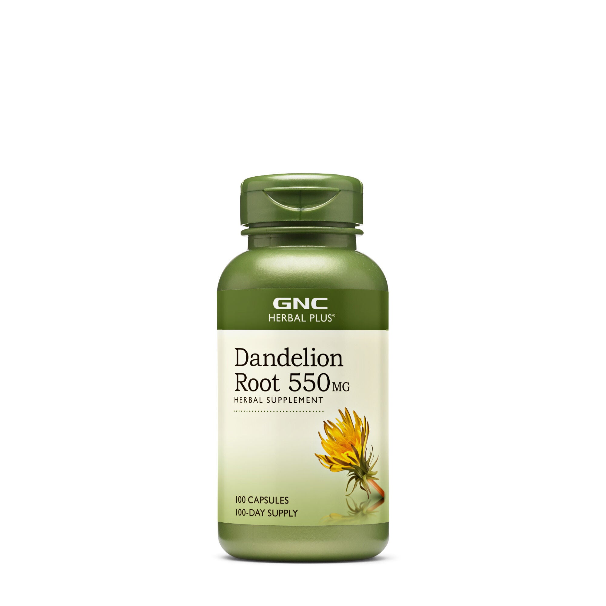 Dandelion Root 550 MG - 100 Capsules (100 Servings)  | GNC