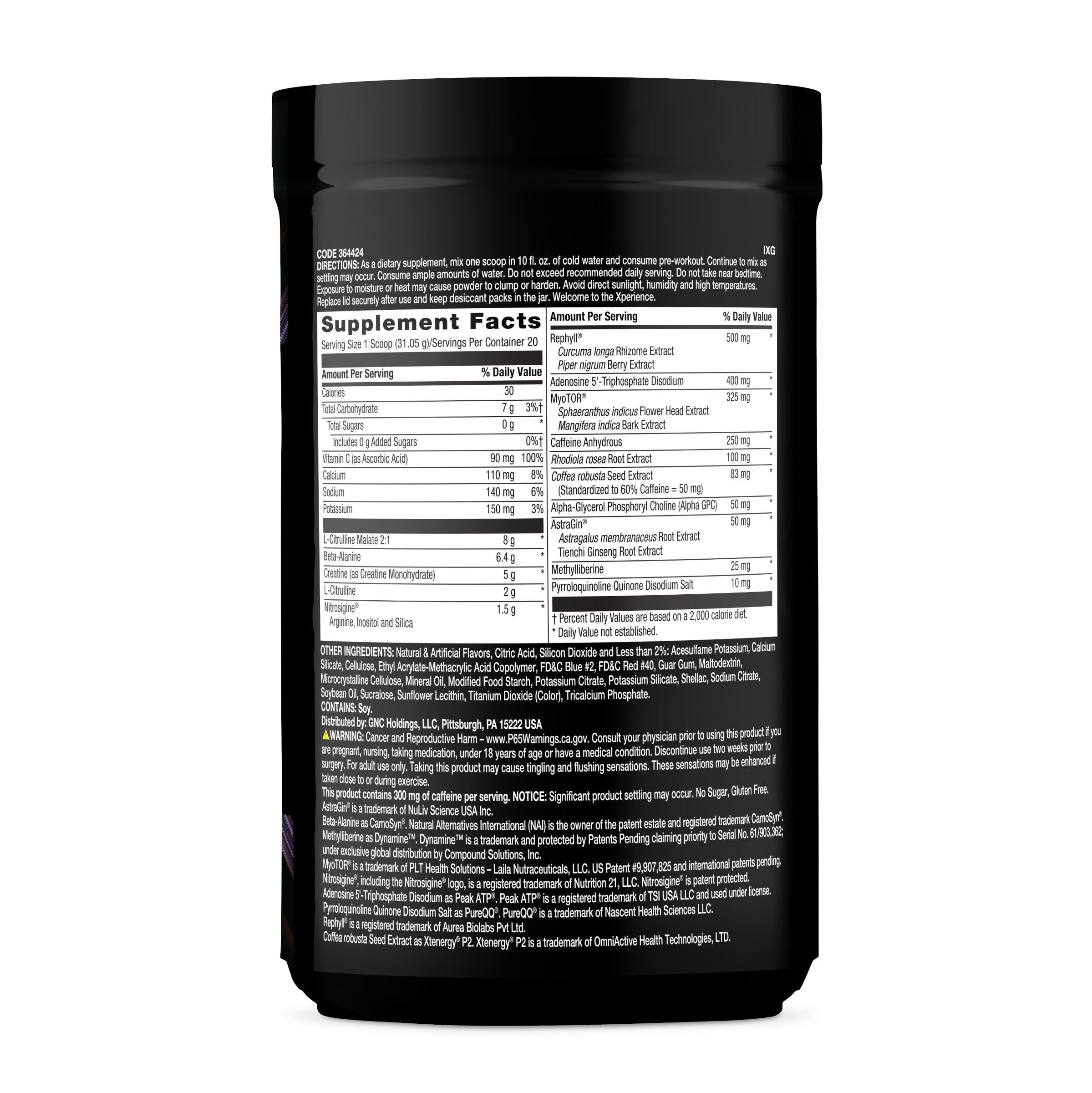 Concept X Pre-Workout - Sweet & Tart (20 Servings)