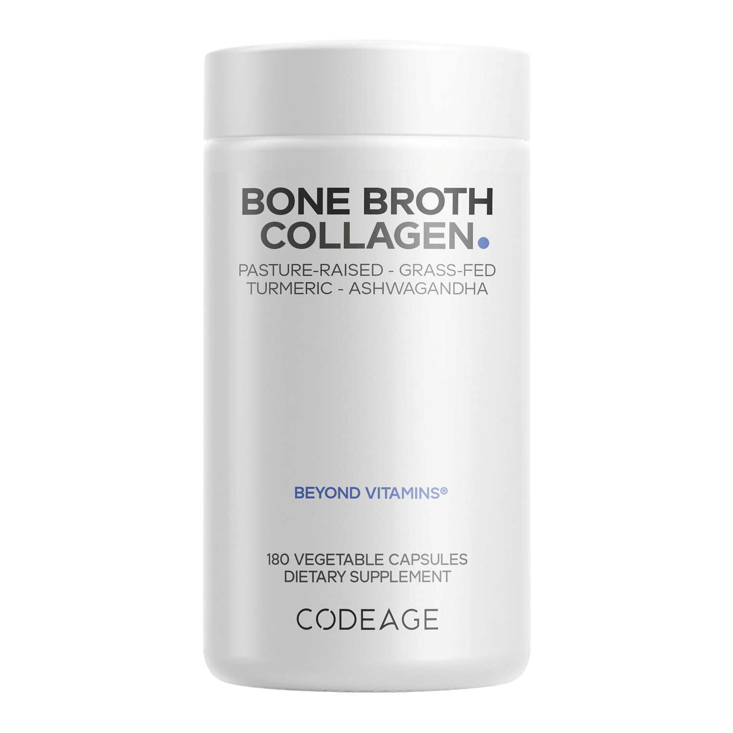 Bone Broth Collagen - 180 Capsules (60 Servings) | GNC