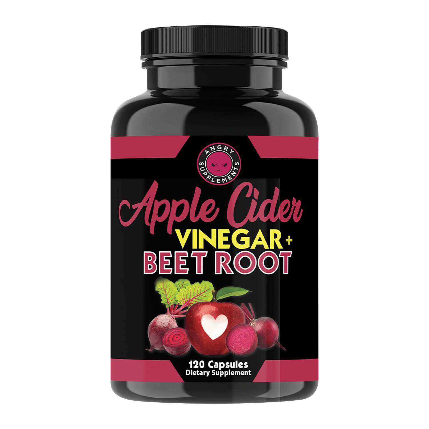 Apple Cider Vinegar + Beet Root - 120 Capsules (60 Servings)  | GNC