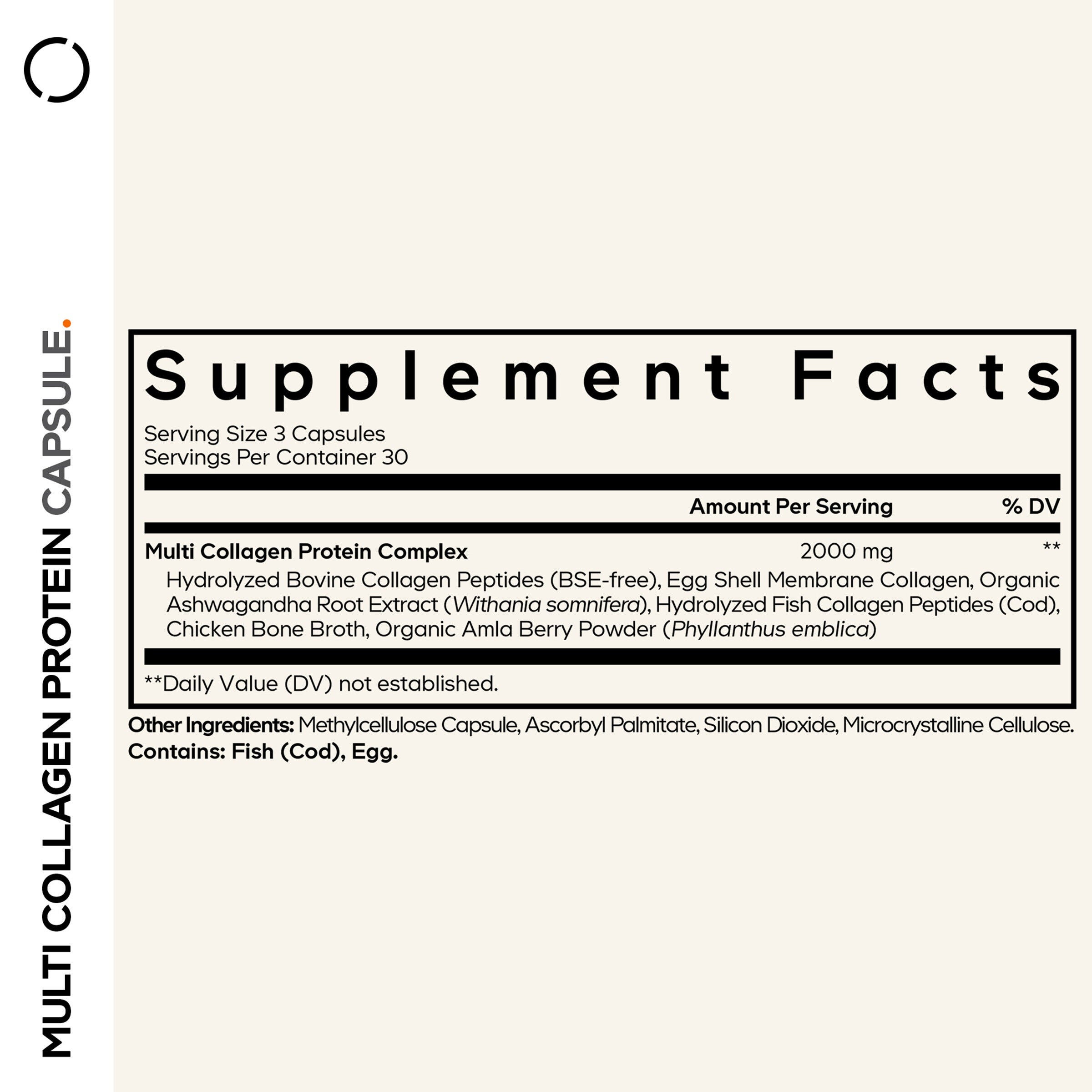 Multi Collagen - 90 Capsules (30 Servings)  | GNC