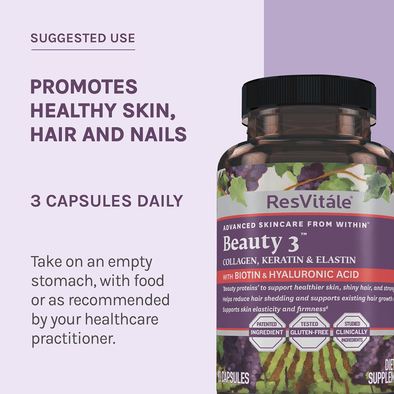 Beauty 3&trade; - 90 Capsules (30 Servings)  | GNC