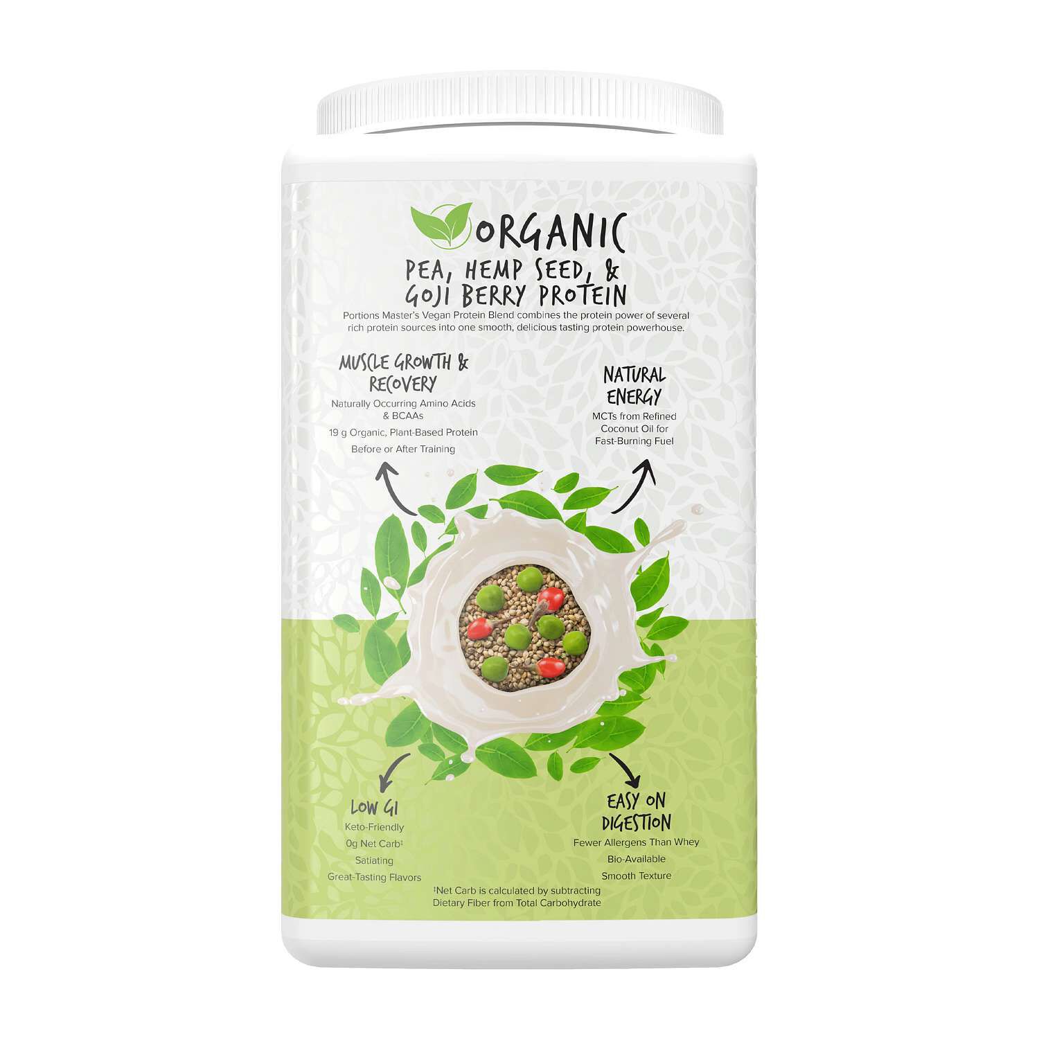 Vegan Protein Blend - Unflavored (30 Servings)  | GNC