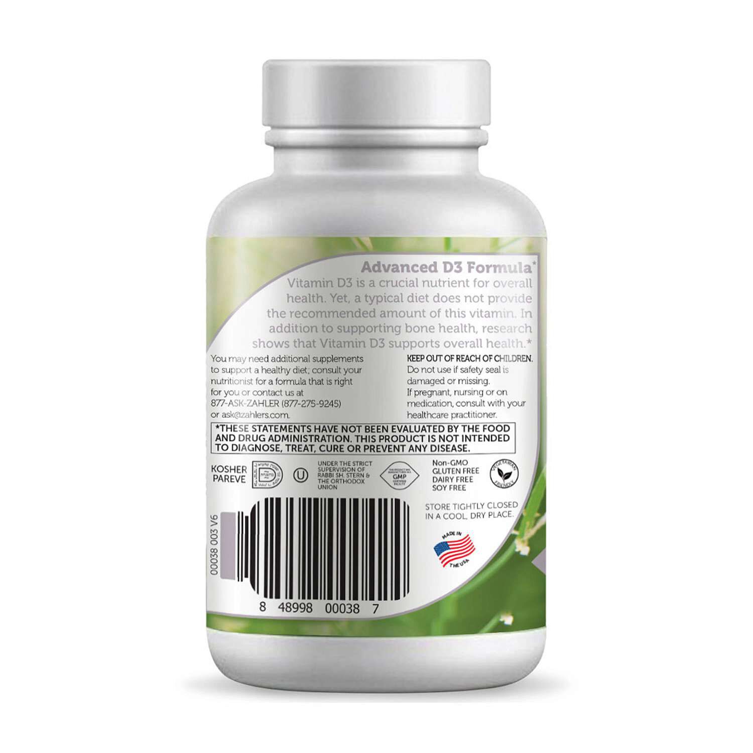 Vitamin D3 3000 IU - 120 Softgels (120 Servings)  | GNC