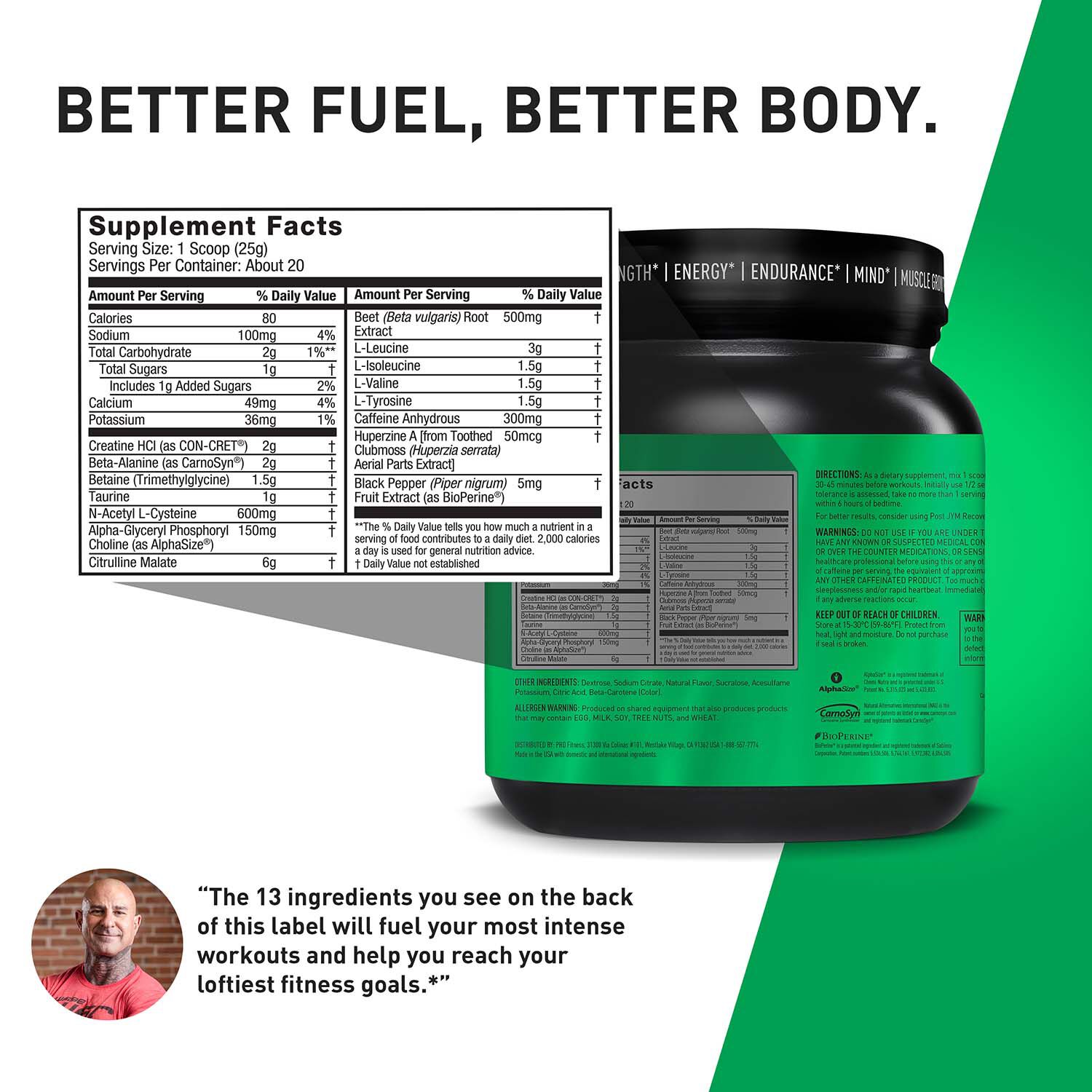 Jym® Pre Jym™ Tangerine GNC