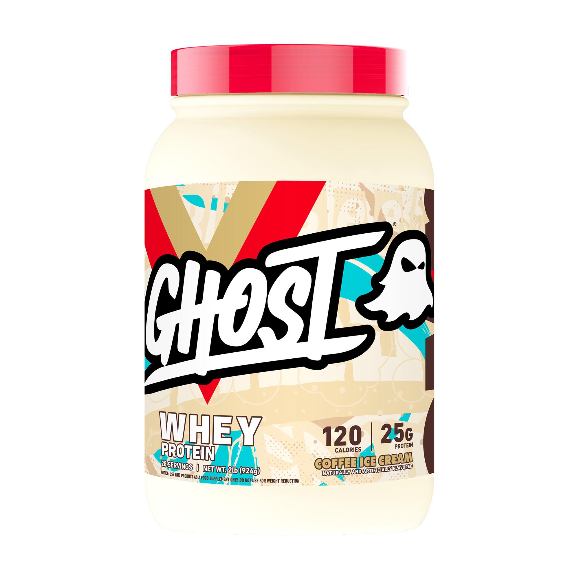 GHOST Whey Protein - Coffee Ice Cream (28 Servings) 2 lbs.