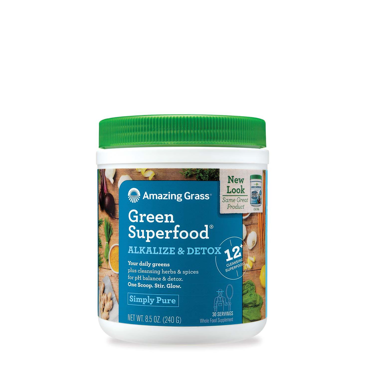 Amazing Grass Alkalize Detox 30 Servings Gnc Gnc