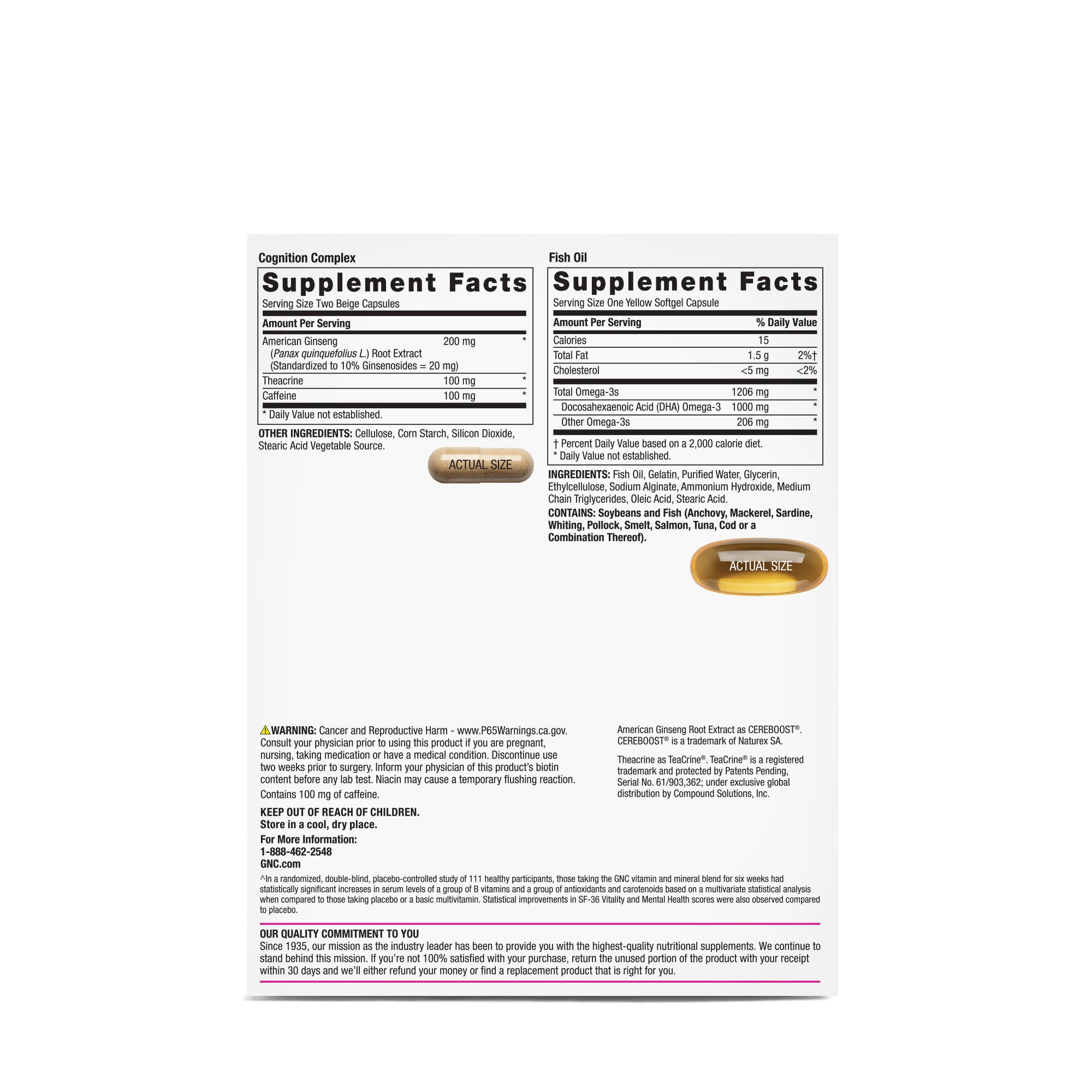 Focus &amp; Cognition Vitapak&reg; Program (1 Month Supply)  | GNC