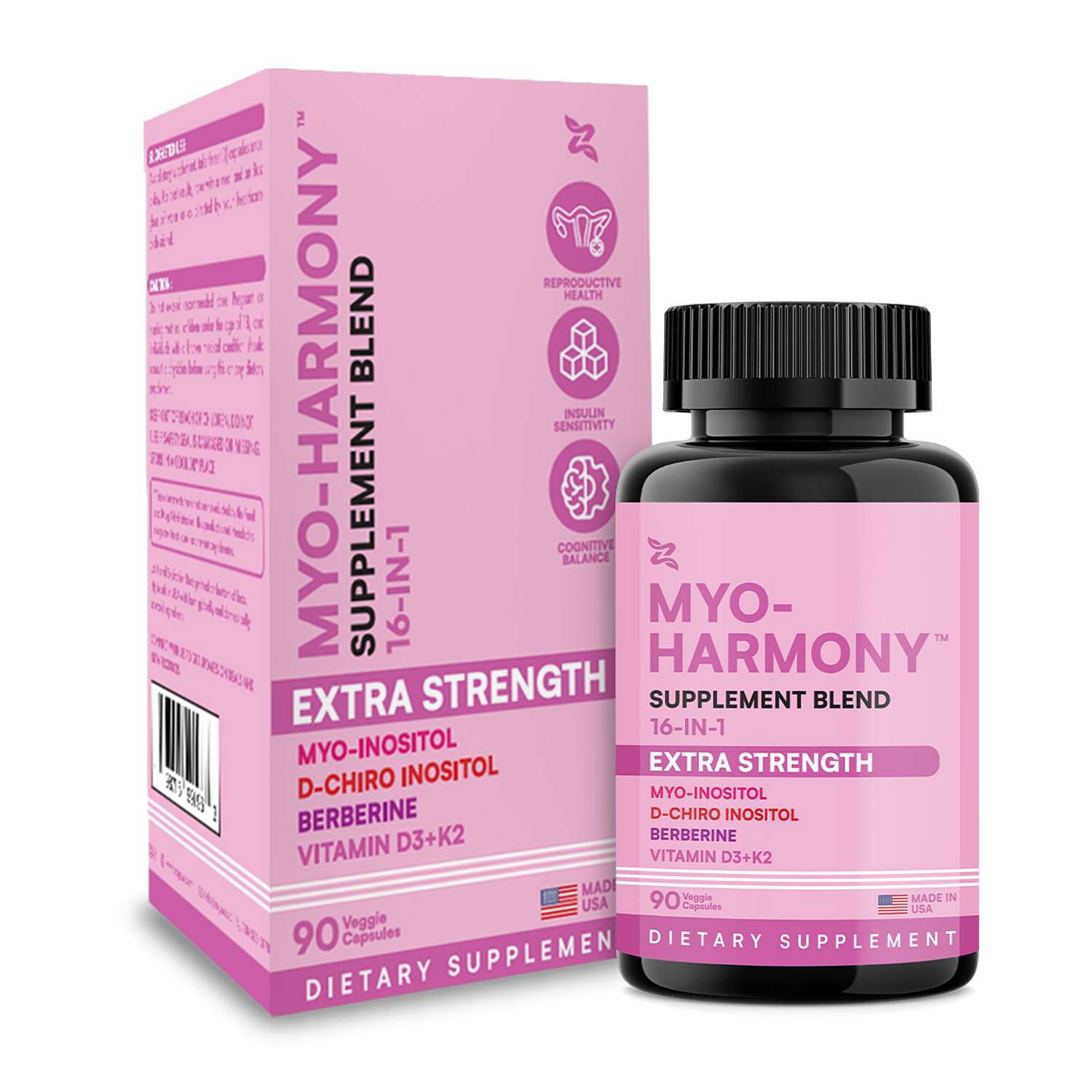 Myo-Harmony - 90 Capsules (30 Servings)  | GNC
