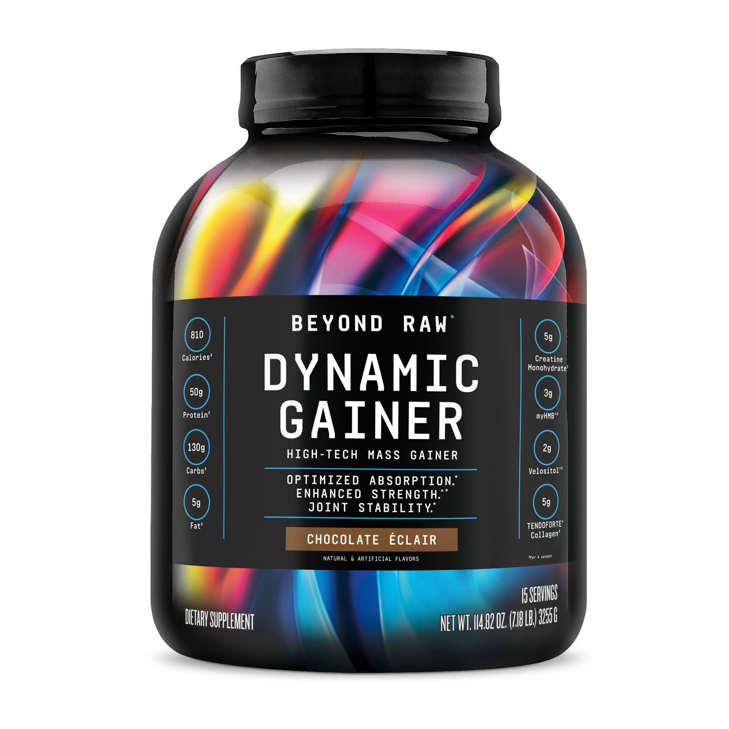 Dynamic Gainer High-Tech Mass Gainer: Chocolate &Eacute;clair &#40;15 Servings&#41;  | GNC