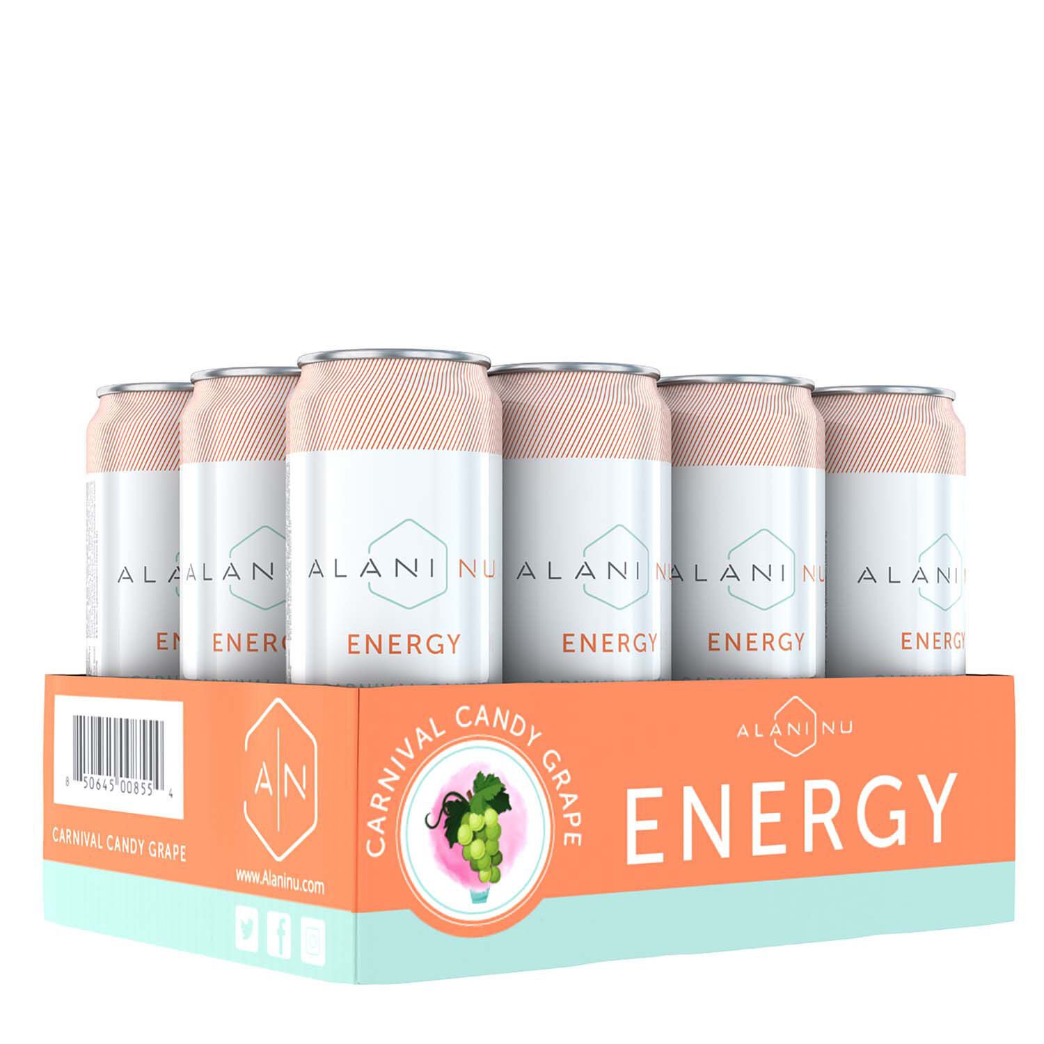Alani Nu Energy Drink Cotton Candy Grape Gnc