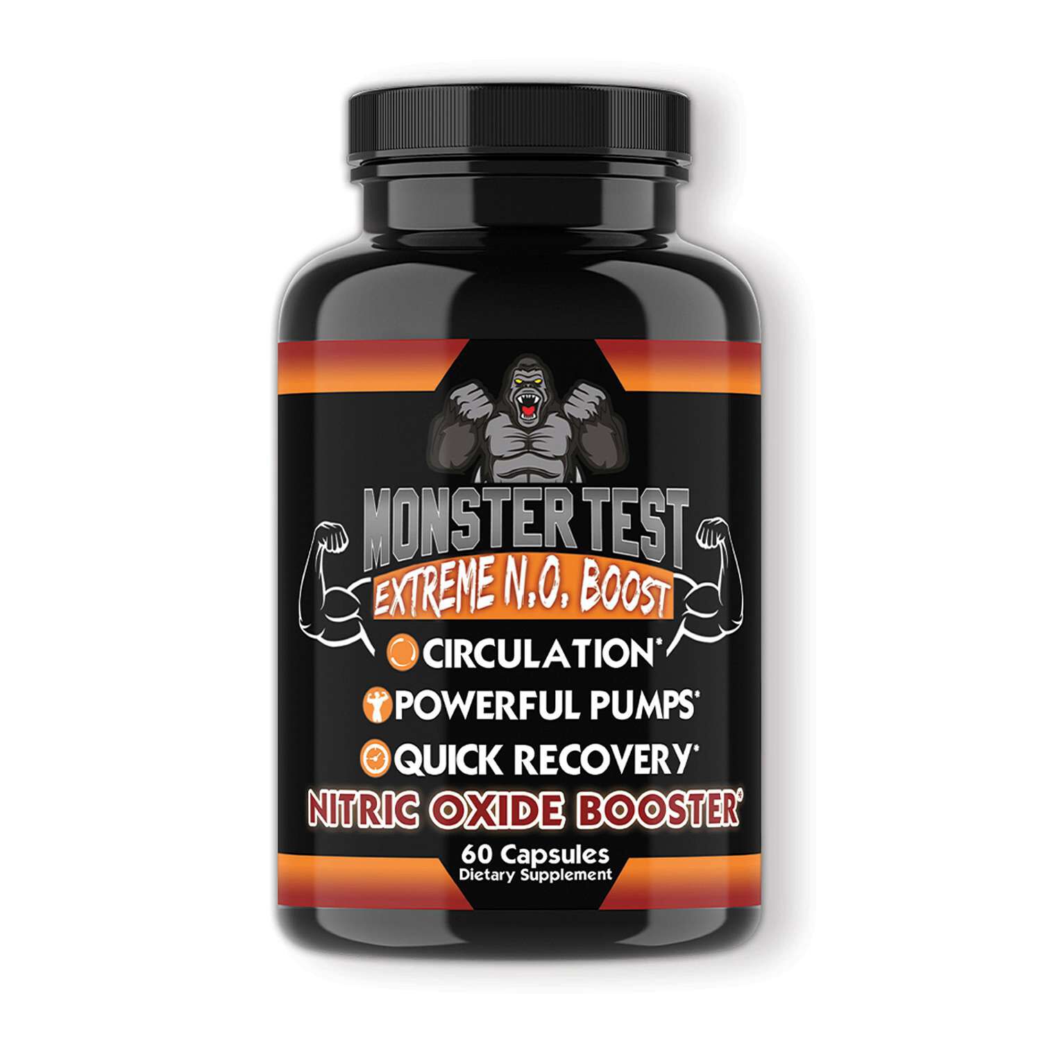Monster Test: Extreme N.O. Boost - 60 Capsules (30 Servings)  | GNC
