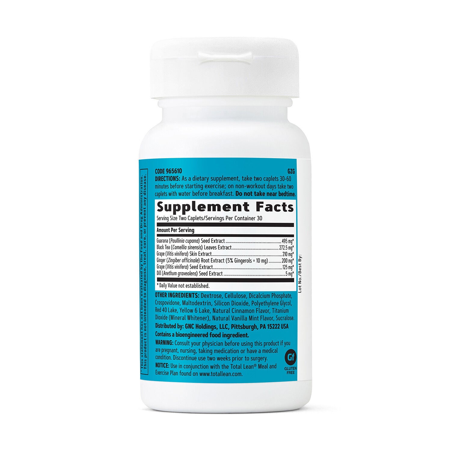 GNC Total Lean® - Burn 60™ - 60 Tablets (30 Servings) | GNC