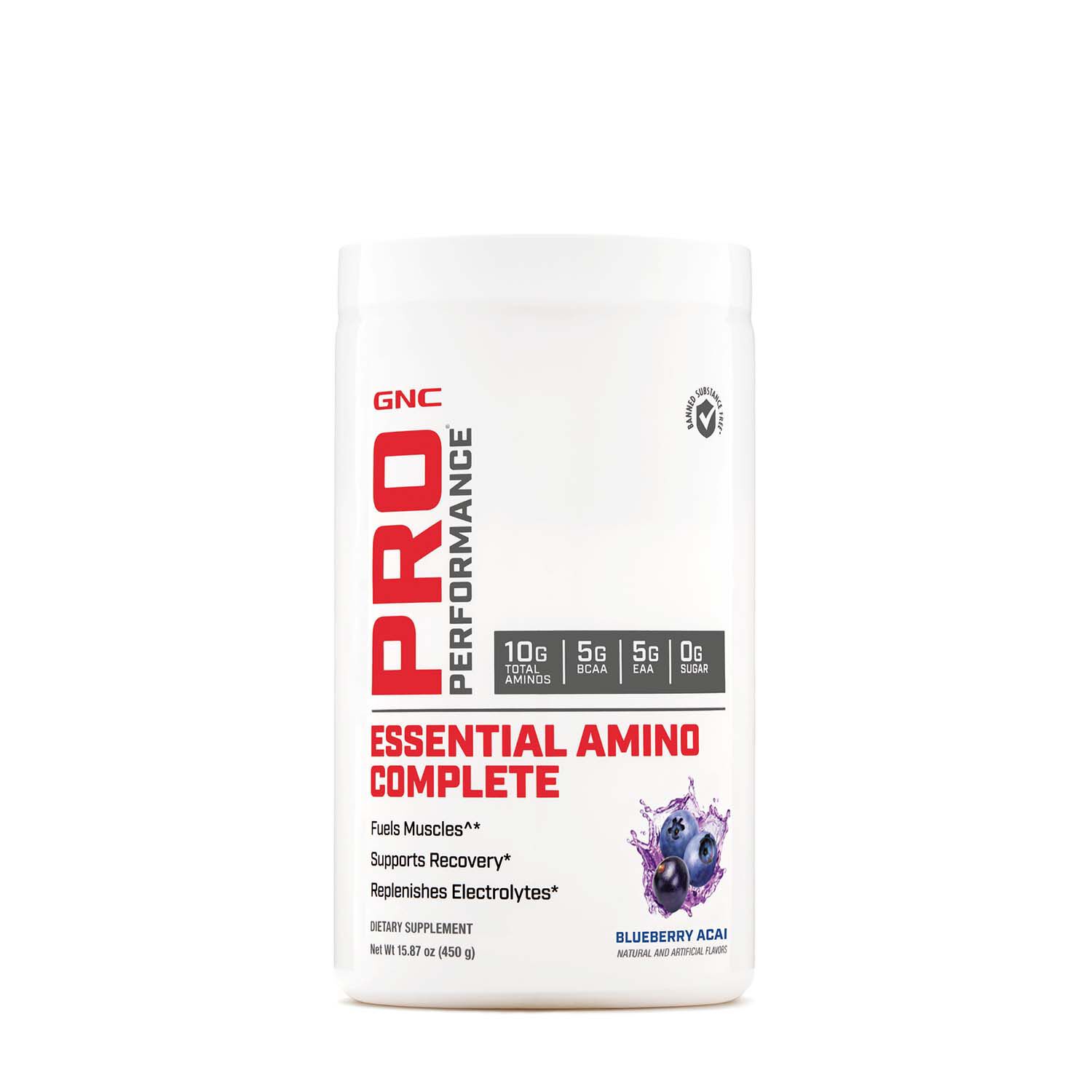 Gnc Pro Performance Essential Amino Complete Blueberry Acai Gnc