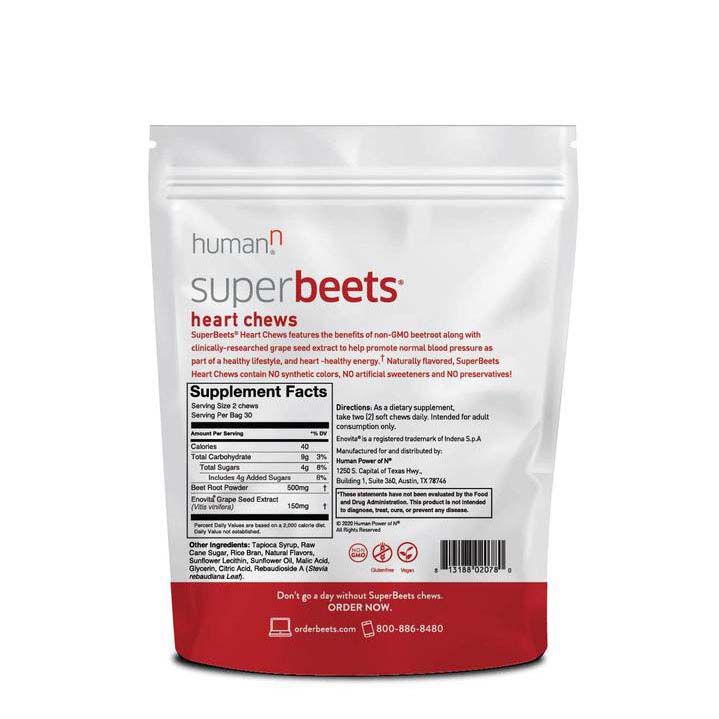 SuperBeets® Heart Chews - Pomegranate Berry | GNC
