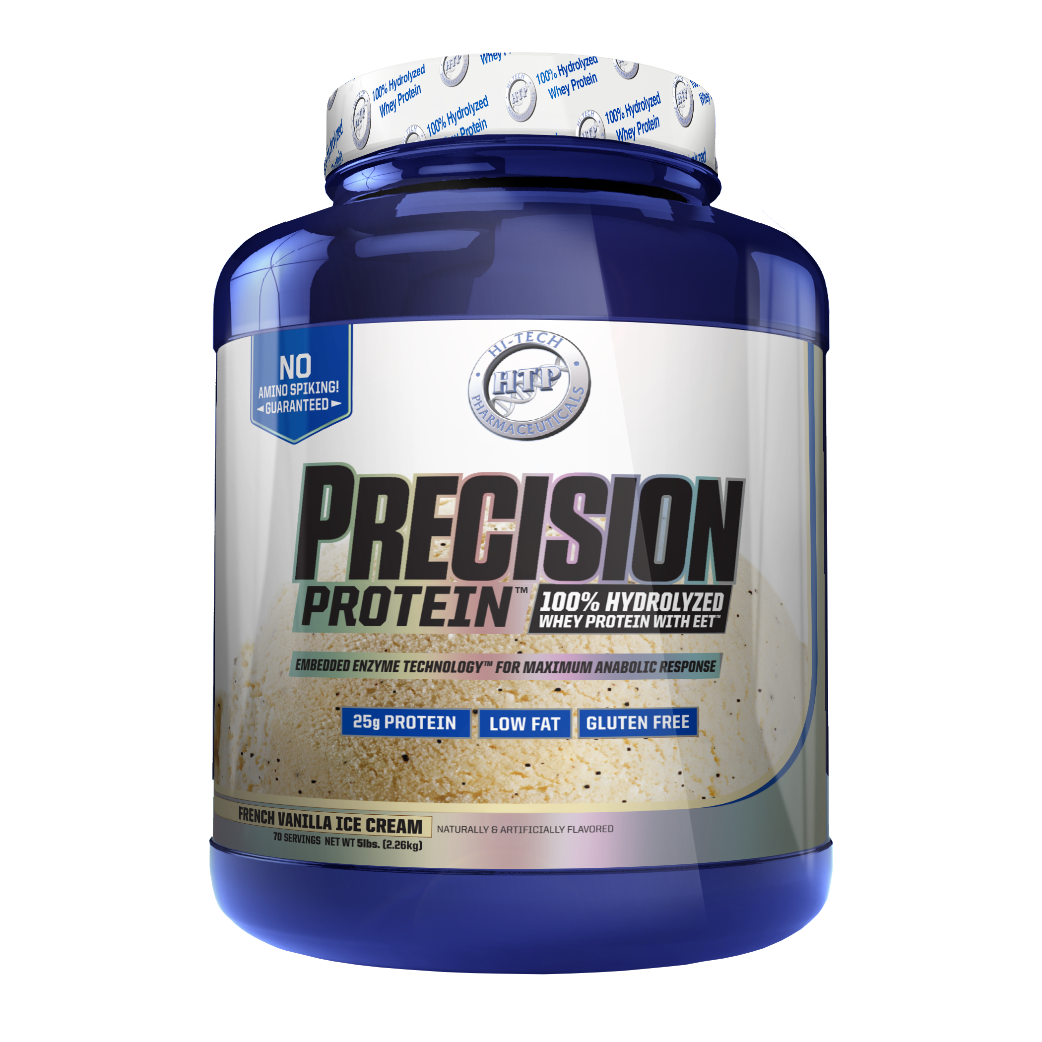 Hi-Tech Pharm Precision Protein - French Vanilla Ice Cream - 5Lbs - 5 lbs