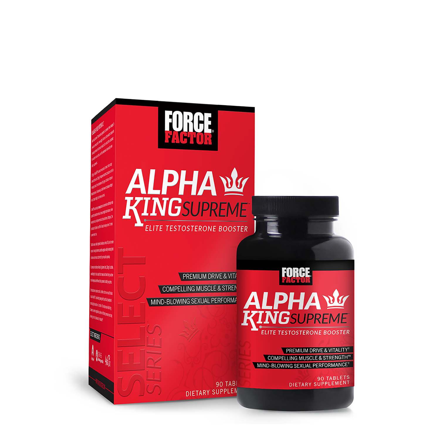 Force Factor Alpha King Supreme Elite Testosterone Booster Gnc