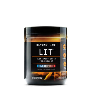 LIT&trade; Pre-Workout - Icy Fireworks&nbsp;&#40;30 Servings&#41; Icy Fireworks | GNC