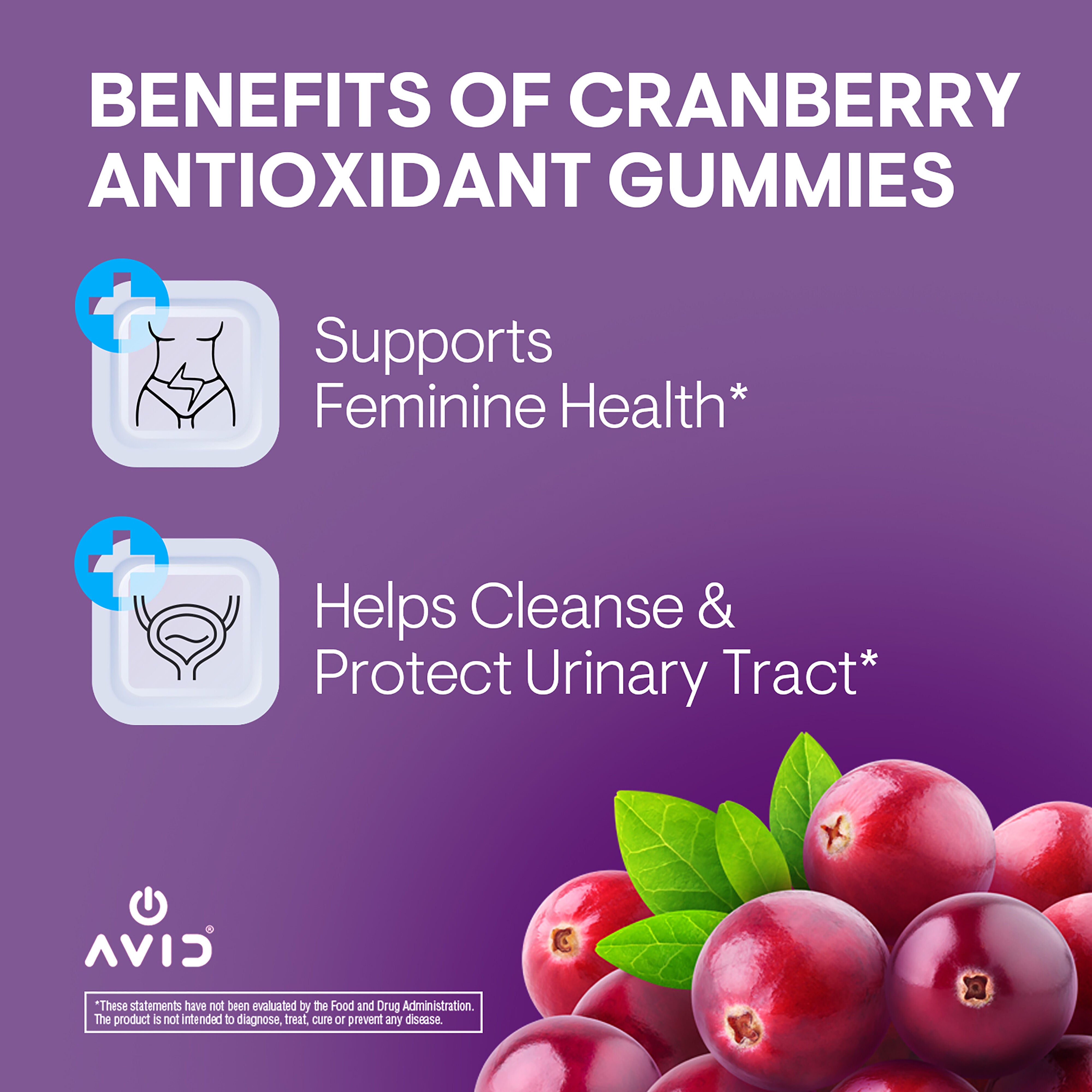 Playboy: Cranberry Antioxidant - 60 Gummies (30 Servings)  | GNC