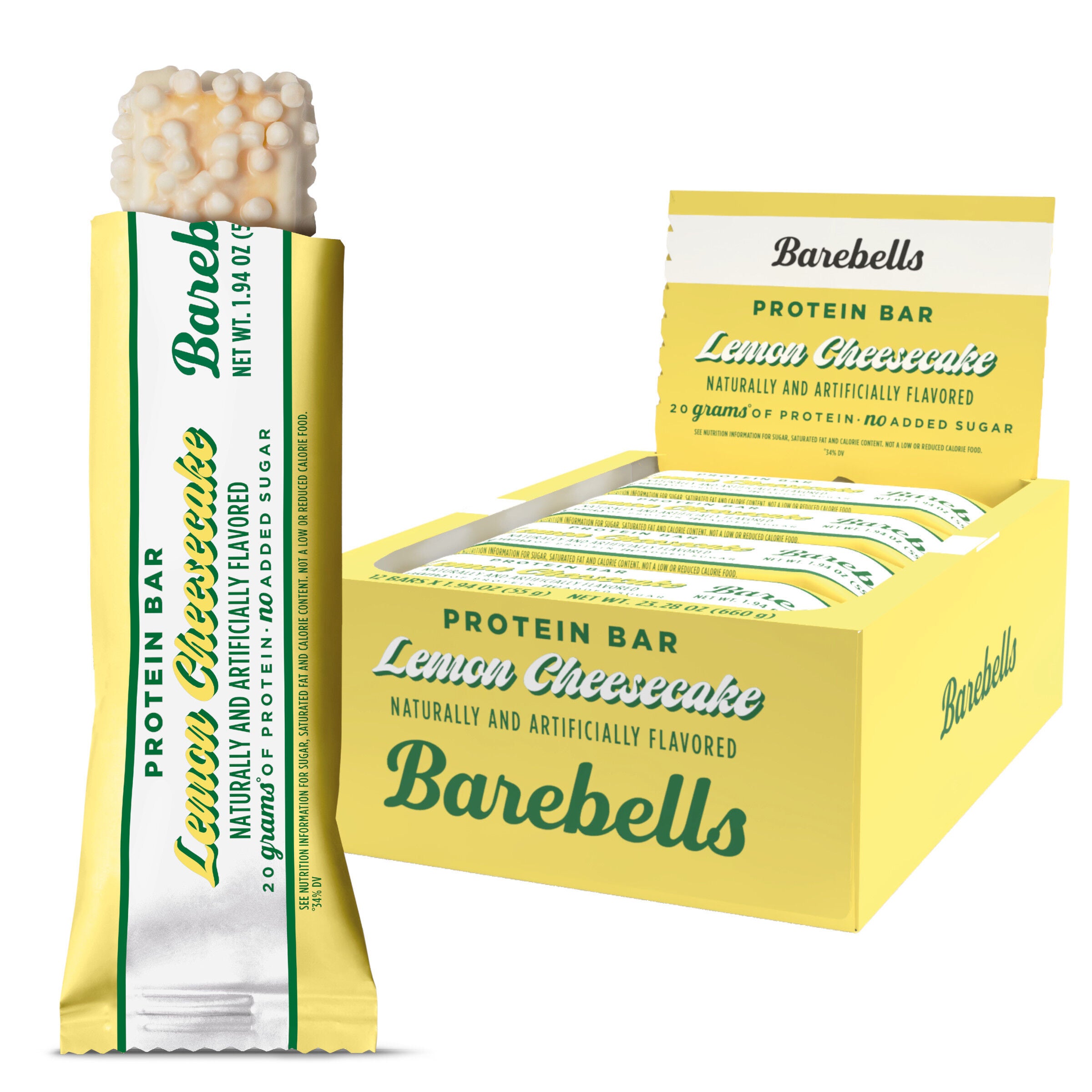 Protein Bar - Lemon Cheesecake (12 Bars) Lemon Cheesecake | GNC