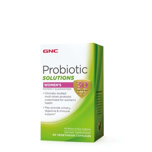 Probiotic Solutions Women&#39;s - 30 Billion CFUs - 60 Capsules &#40;60 Servings&#41;  | GNC